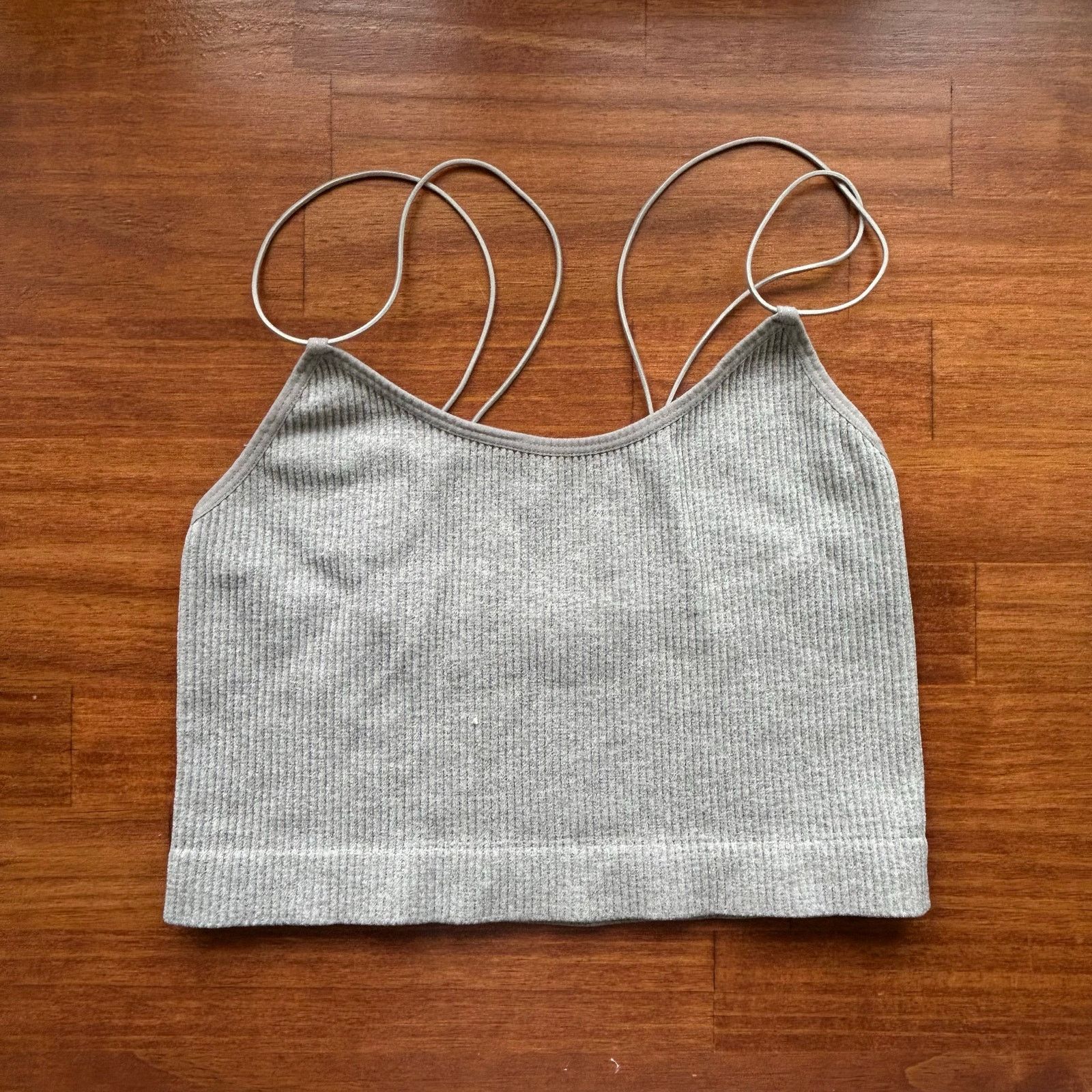 Forever 21 Gray Ribbed Women’s Cami Size S / US 4 / IT 40 - 1 Thumbnail