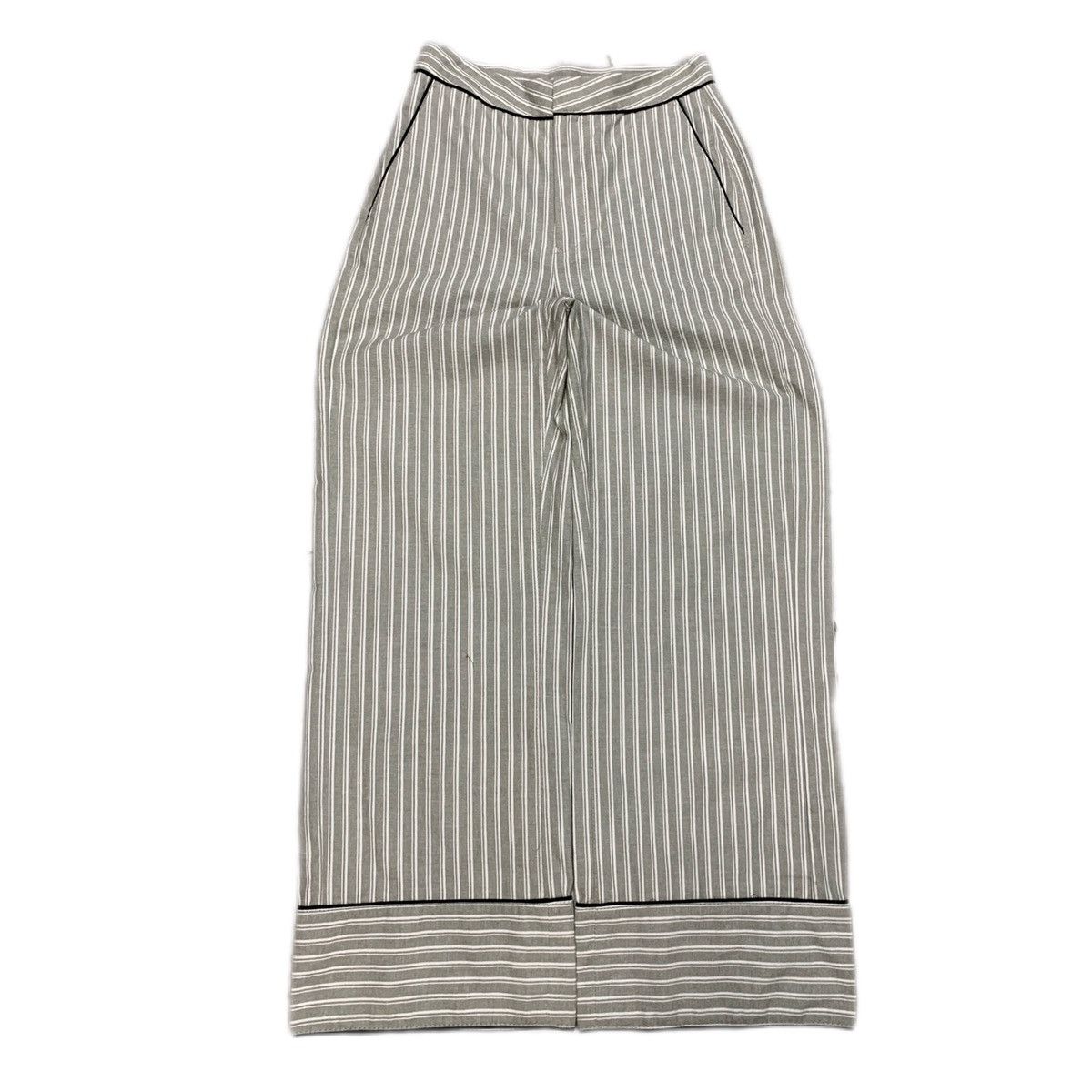 Maison Margiela Y2k vintage Maison Margiela striped wide leg Trousers Size 30" / US 8 / IT 44 - 1 Thumbnail