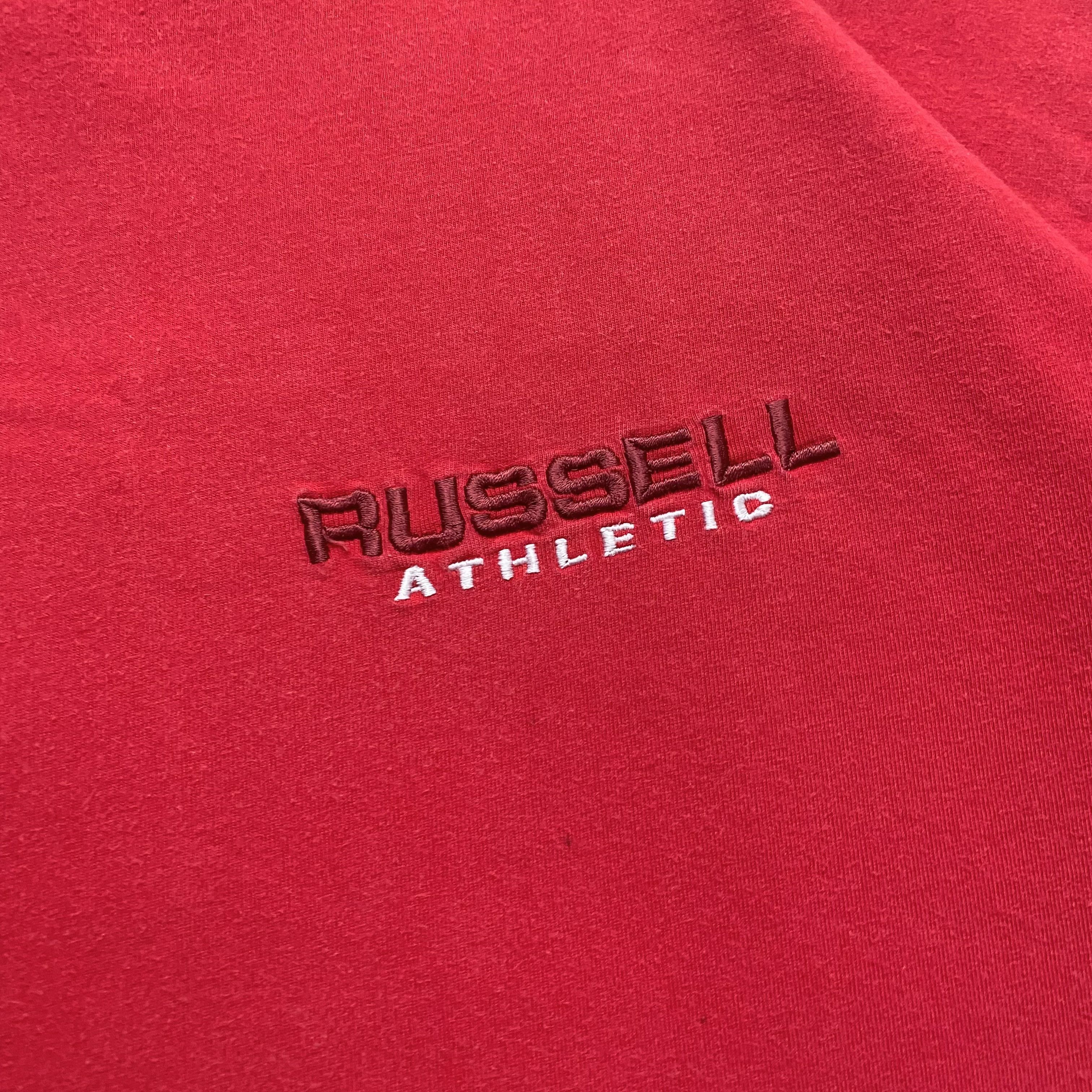 Russell Athletic Vintage 90s Russell Athletic logo Tee blank t-shirt Size US XL / EU 56 / 4 - 5 Thumbnail