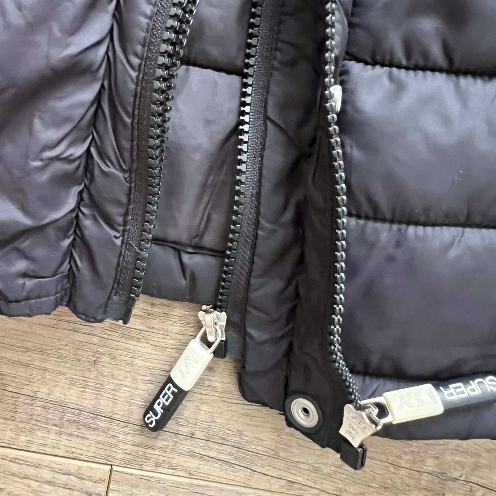 Superdry Superdry Original Fuji Black Puffer Jacket Womans Size US 6 Size M / US 6-8 / IT 42-44 - 6 Thumbnail