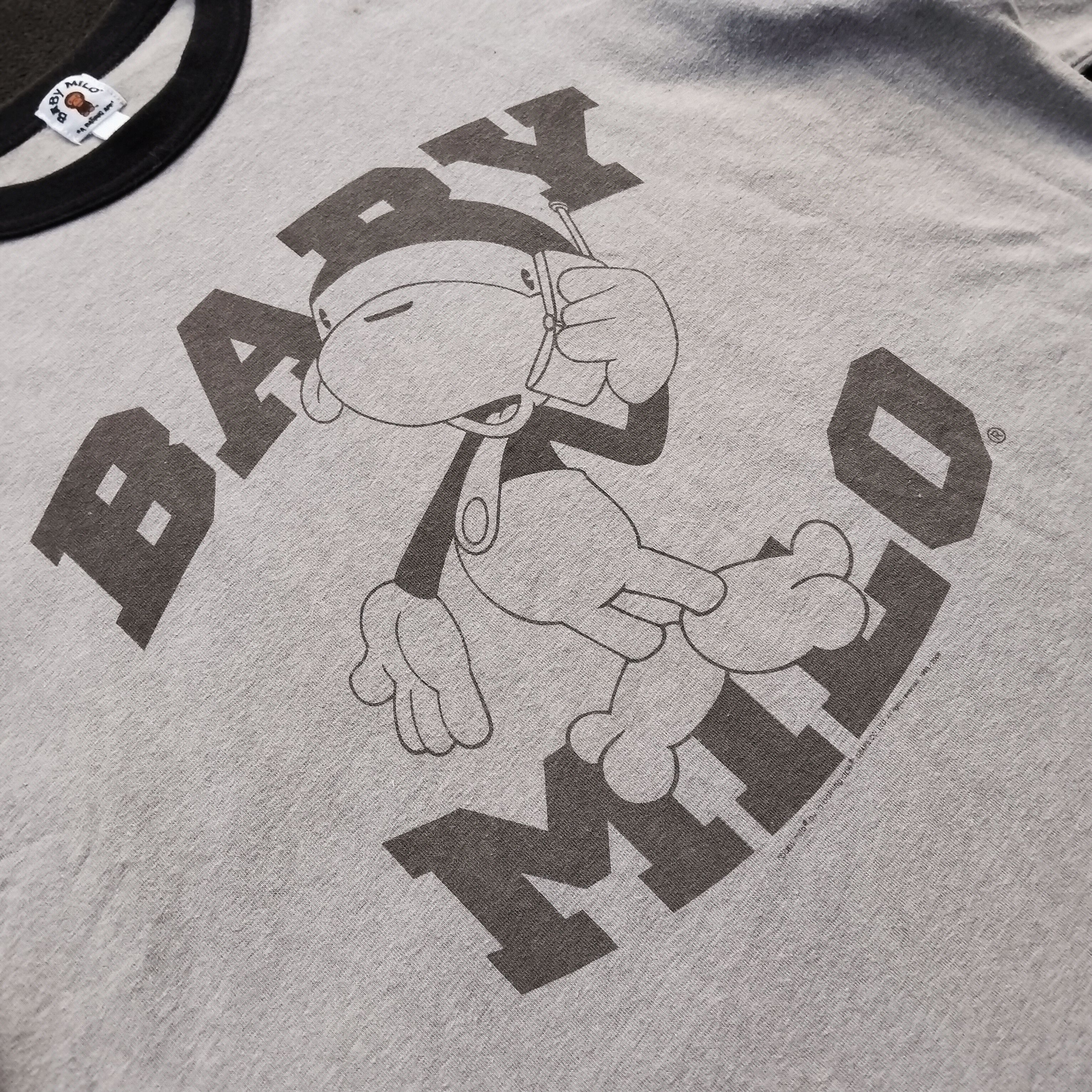Bape 2006 Bape Baby Milo Ringer Tee Size US S / EU 44-46 / 1 - 2 Thumbnail