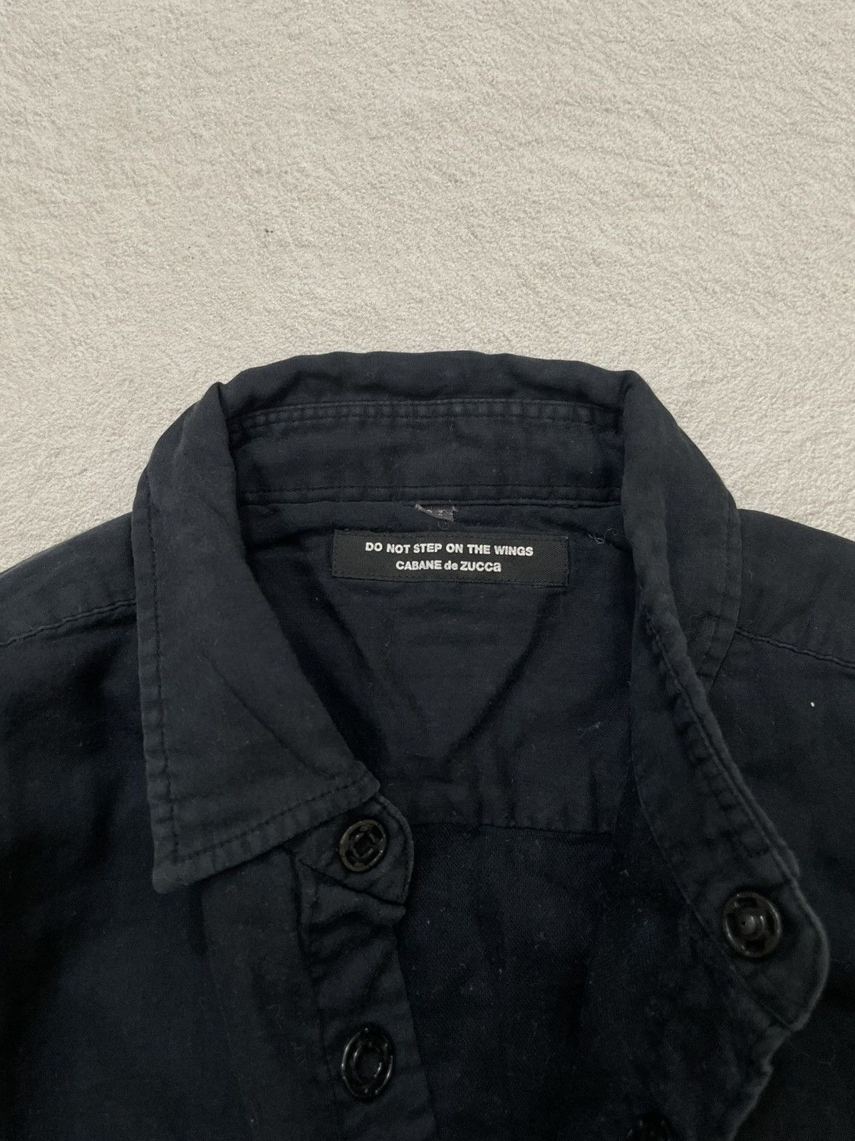 If Six Was Nine 2000s Zucca Archival Black Utility Work Shirt ifsix Hysteric Size US S / EU 44-46 / 1 - 4 Thumbnail