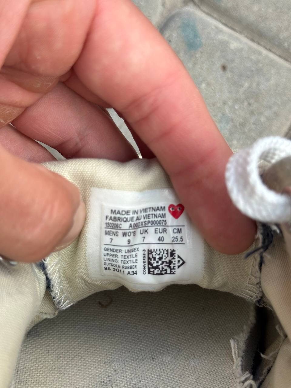 Comme des Garcons Converse Comme Des Garcons Chuck Taylor Low Trainers 7 Size US 7 / EU 40 - 12 Thumbnail