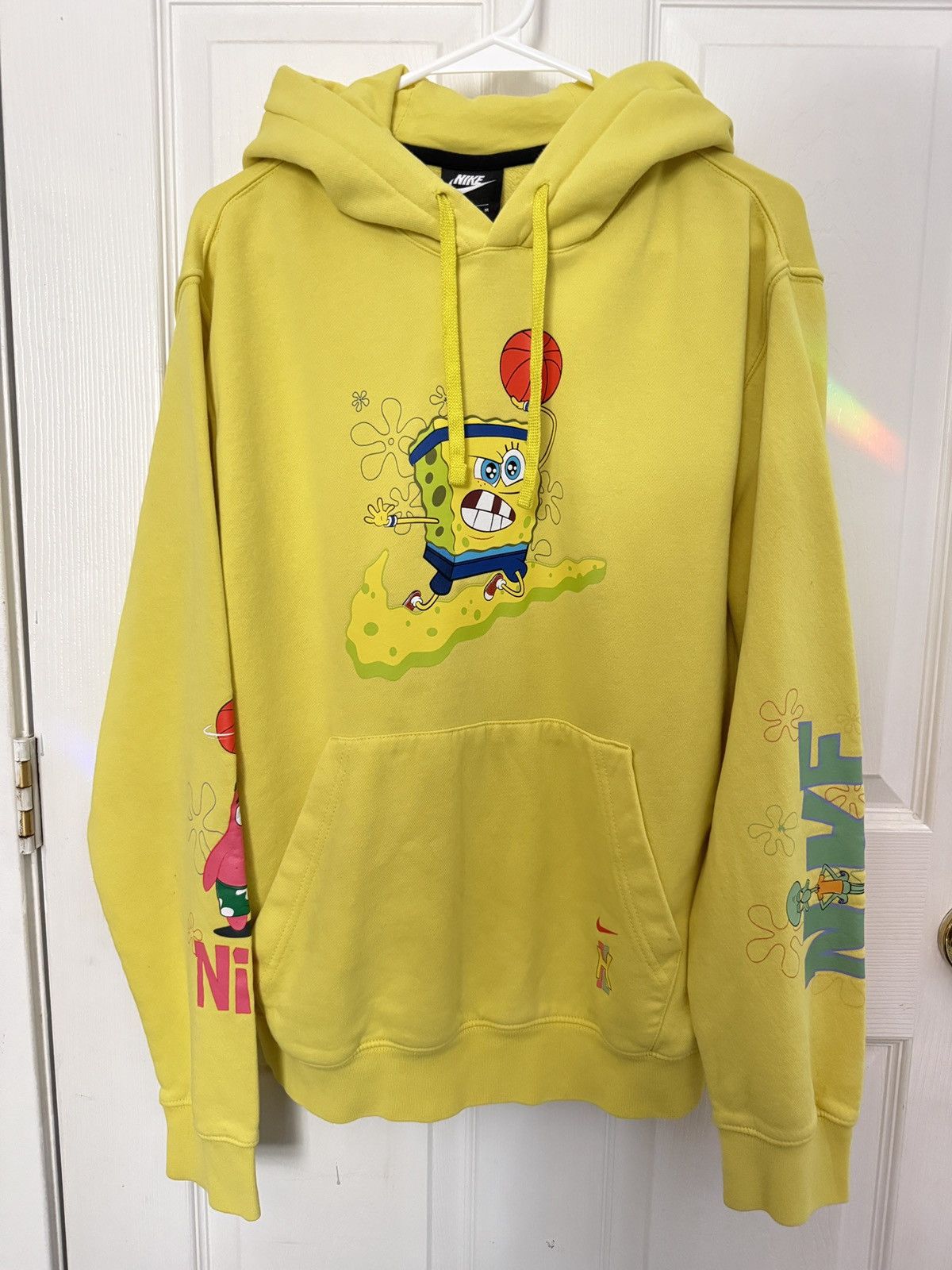 Nike Nike Kyrie x SpongeBob Hoodie - yellow Size US M / EU 48-50 / 2 - 1 Thumbnail