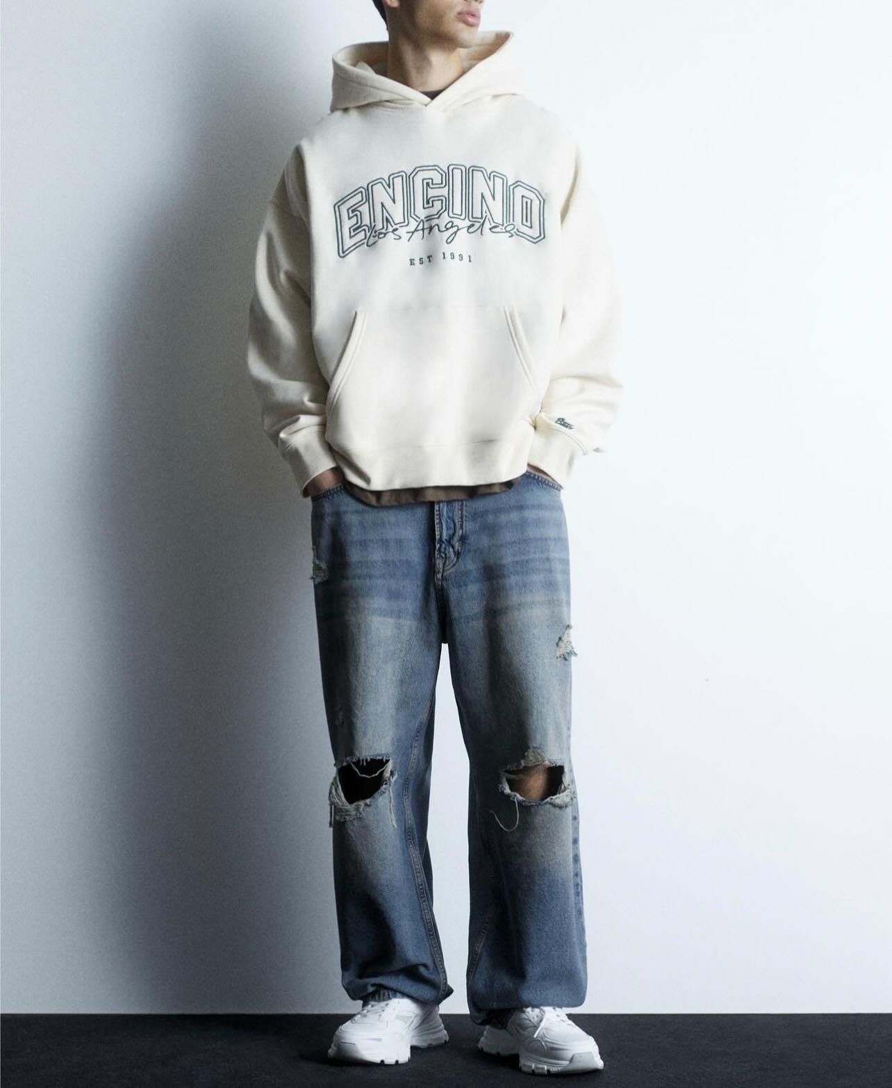 Pull & Bear Original Pull&Bear Oversize Hoodie 🔥💥 Size US L / EU 52-54 / 3 - 5 Thumbnail