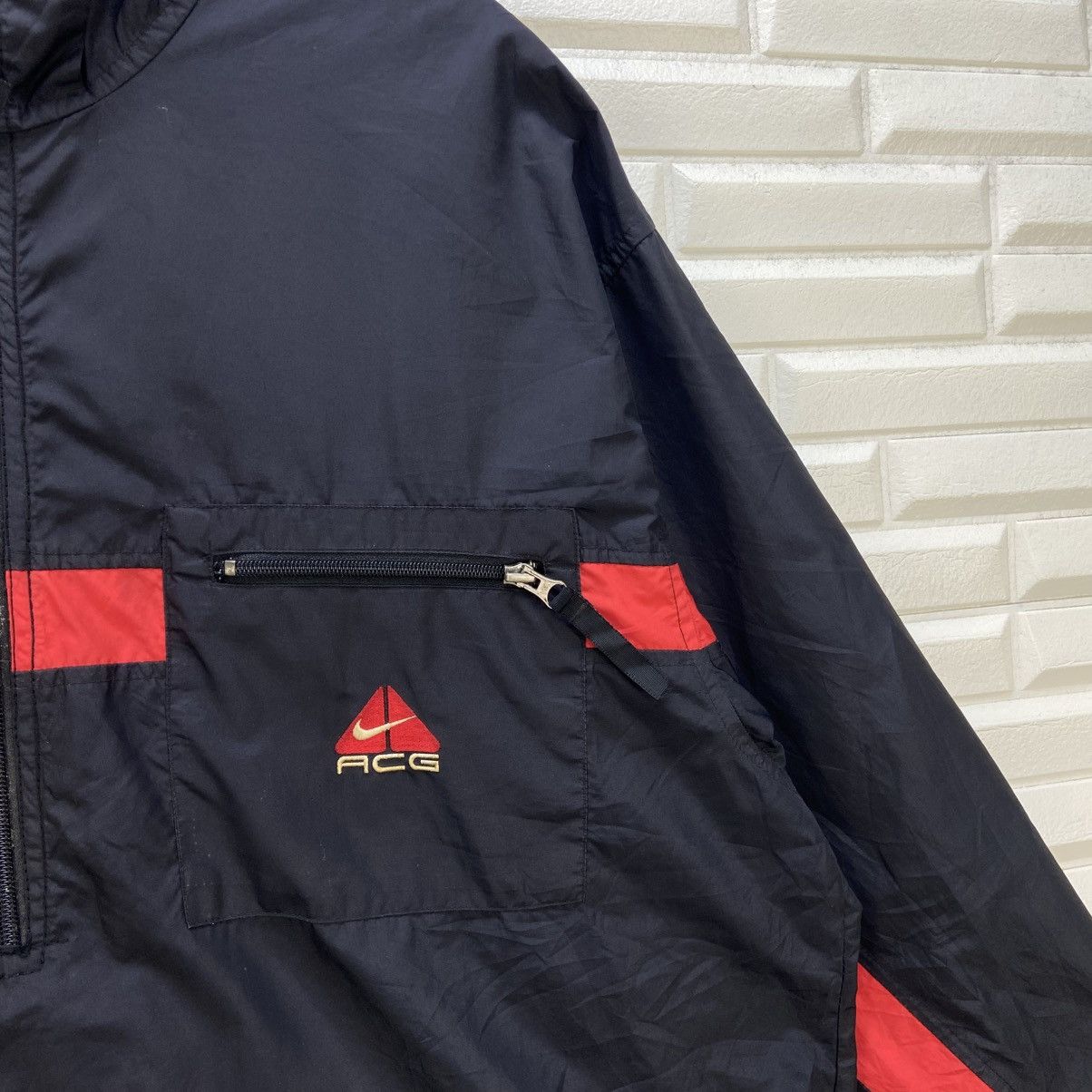 Nike ACG Vintage Nike ACG Clima Fit Half Zipper Light Jacket Size US XL / EU 56 / 4 - 4 Thumbnail