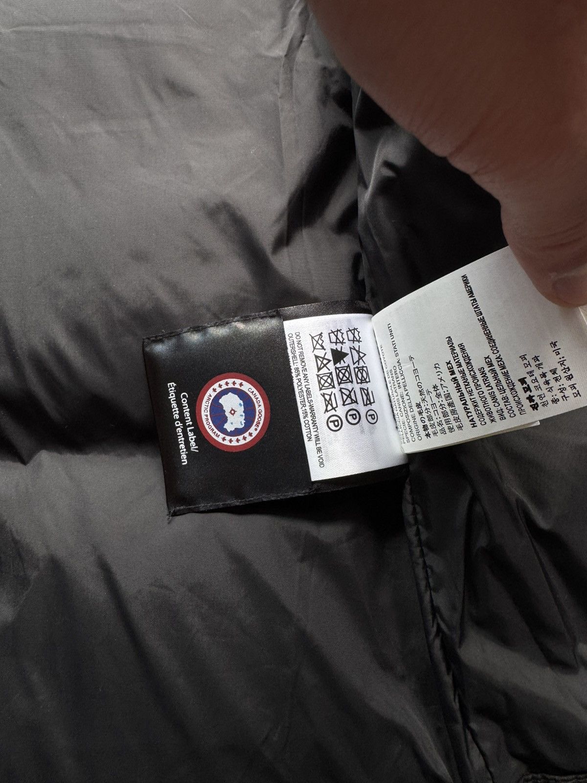 Canada Goose Canada Goose Black Noir Puffer Down Vest Jacket Mens S Size Size US S / EU 44-46 / 1 - 7 Thumbnail