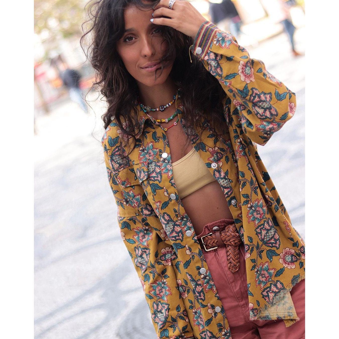 Zara Zara Western Boho Floral Jacket NWT Size S / US 4 / IT 40 - 7 Thumbnail