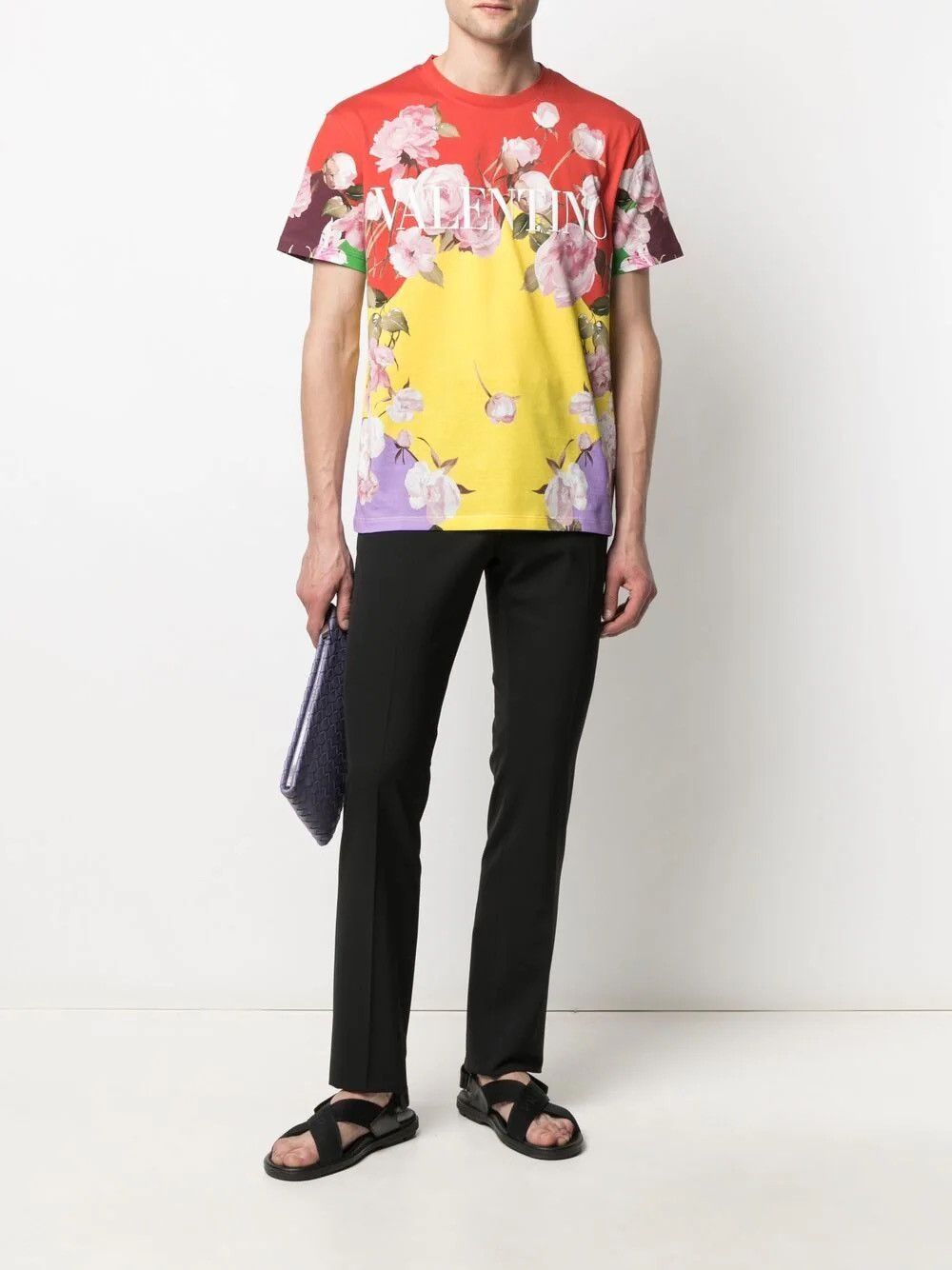 image of Valentino Floral T-Shirt, Men's (Size XL)