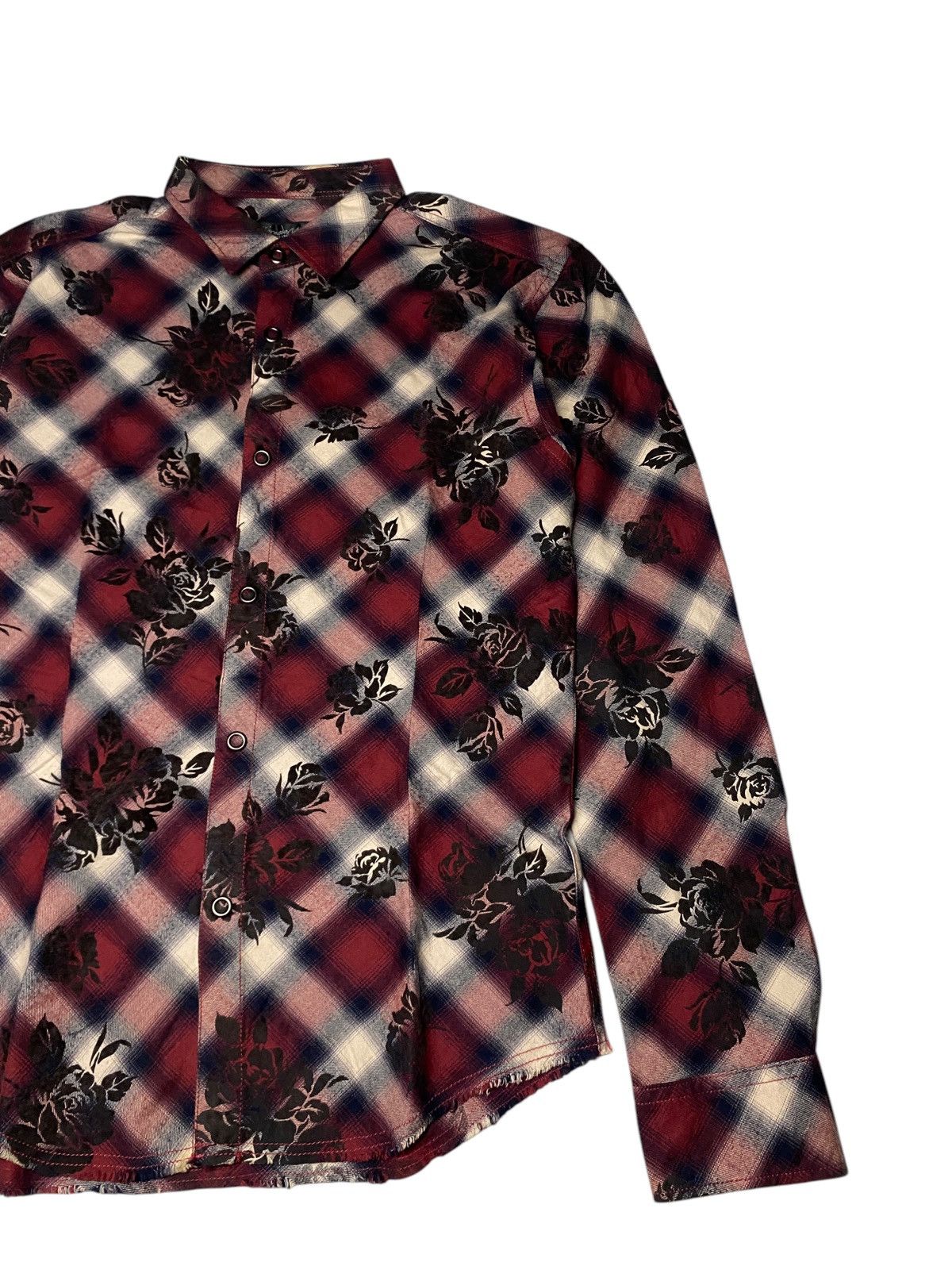 If Six Was Nine 2000's Tornado Mart Unfinished Floral Shirts Size US S / EU 44-46 / 1 - 5 Thumbnail