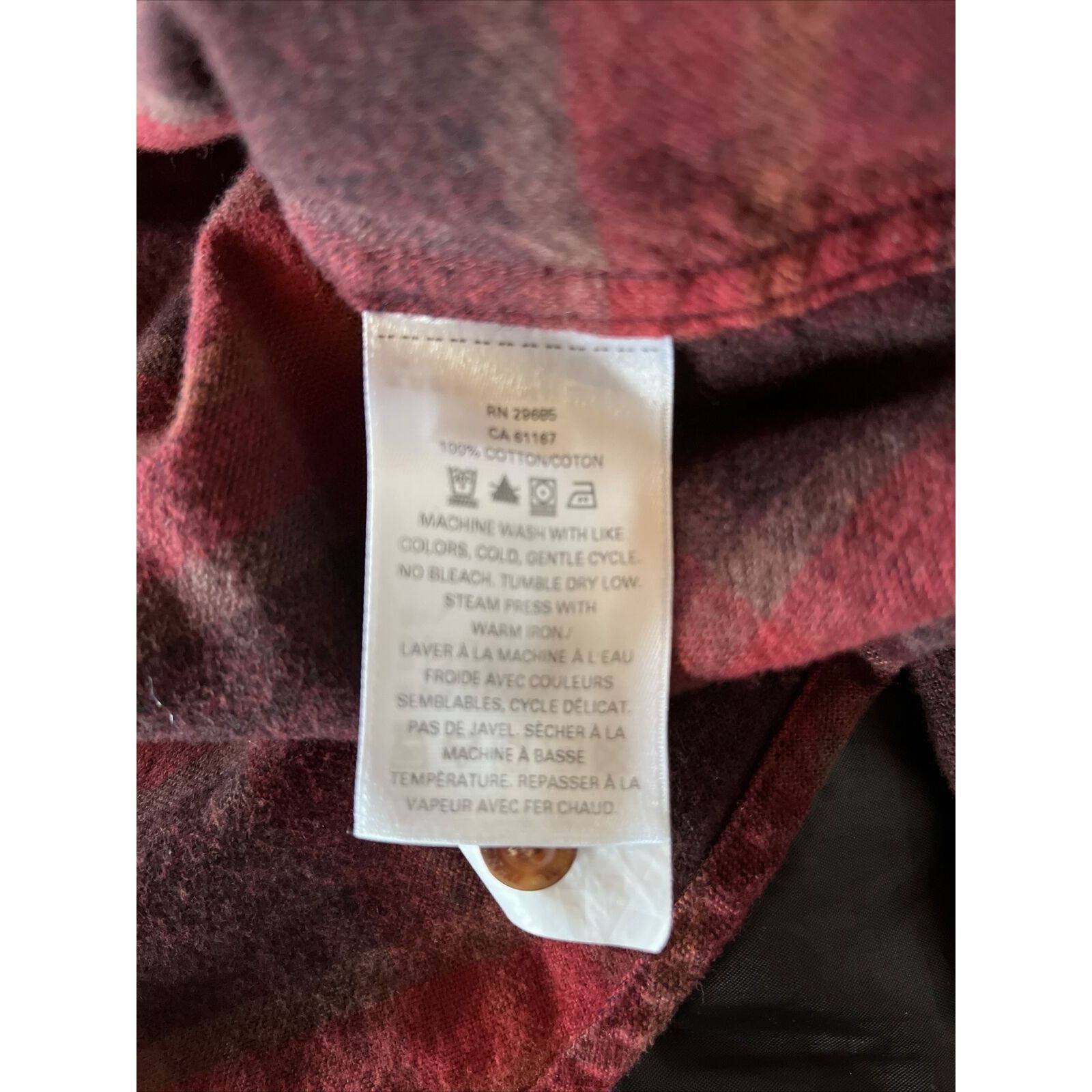 Pendleton Pendleton mason men’s M red plaid LS cotton flannel shirt Size US M / EU 48-50 / 2 - 16 Thumbnail