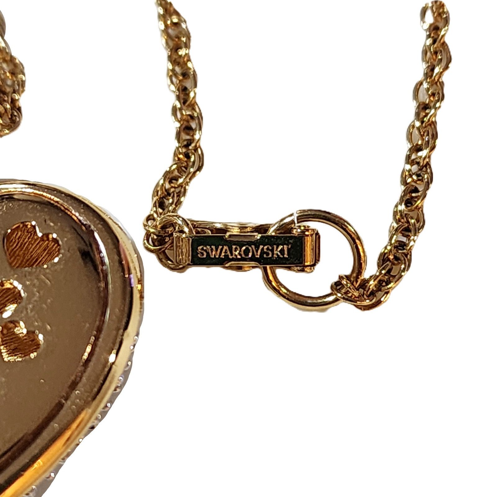 Swarovski Swarovski Crystal Puffy Pave Heart Rope Necklace Retired Size ONE SIZE - 6 Thumbnail
