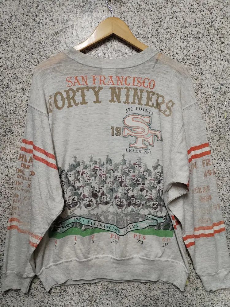 Vintage Vintage 1990’s san francisco 49ers crewneck Size US XL / EU 56 / 4 - 1 Thumbnail