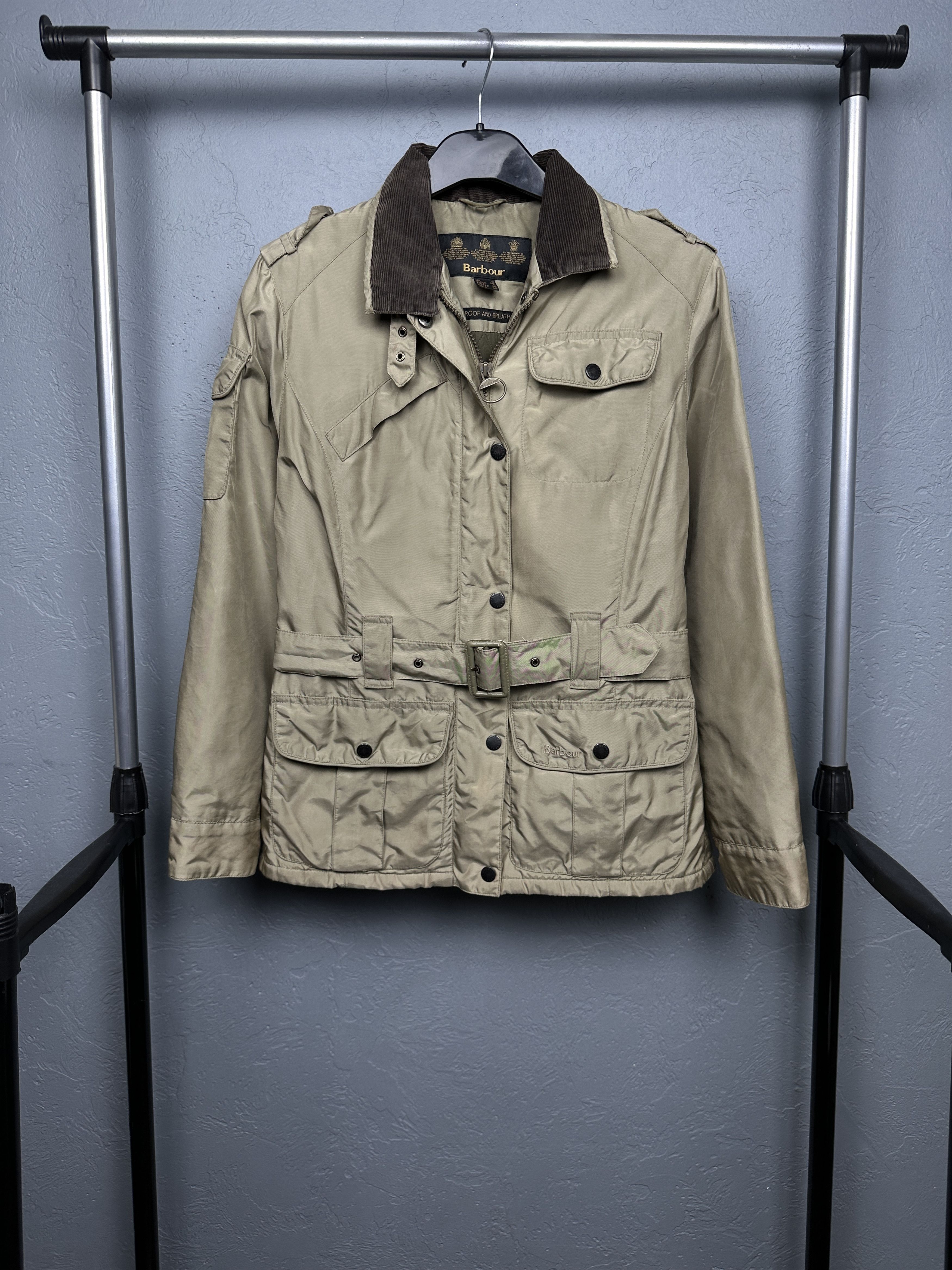 Barbour × Vintage Barbour Womens Metallic Nylon Jacket Size S / US 4 / IT 40 - 1 Thumbnail