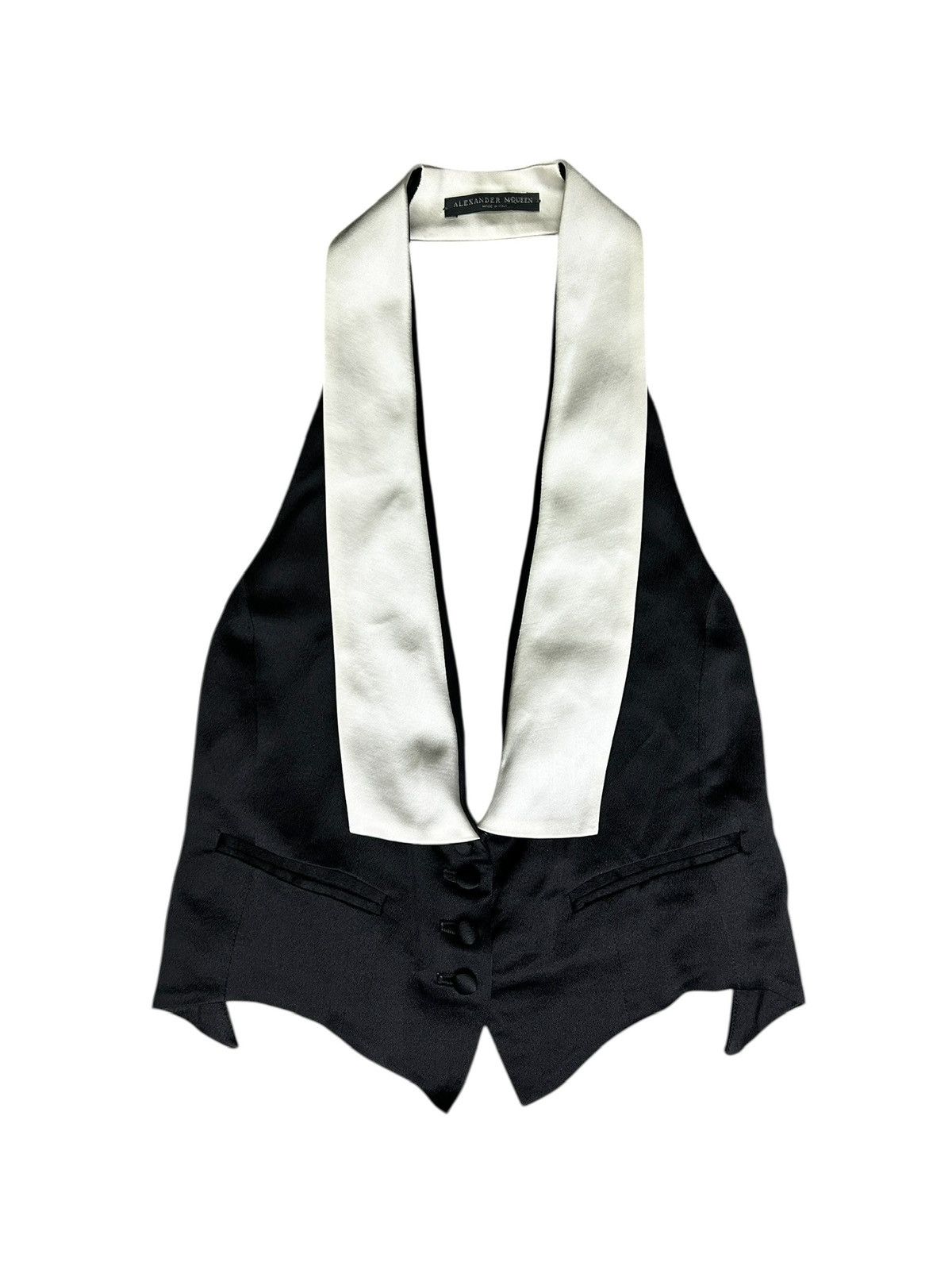 Alexander McQueen S/S 2006 Silk Vest Size XS / US 0-2 / IT 36-38 - 1 Thumbnail