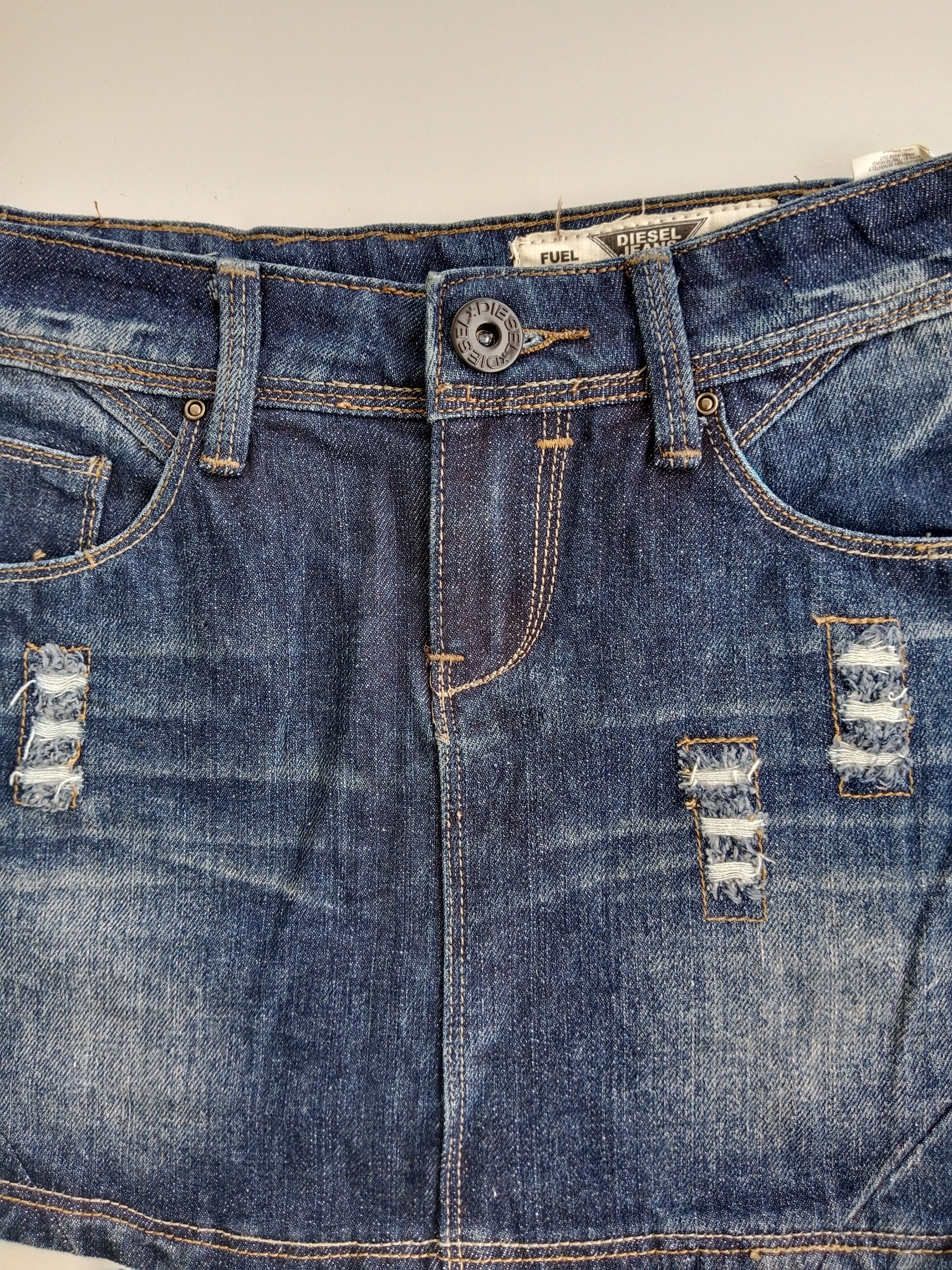 Diesel DIESEL Jeans True Denim Mini Skirt Size 29" - 6 Thumbnail
