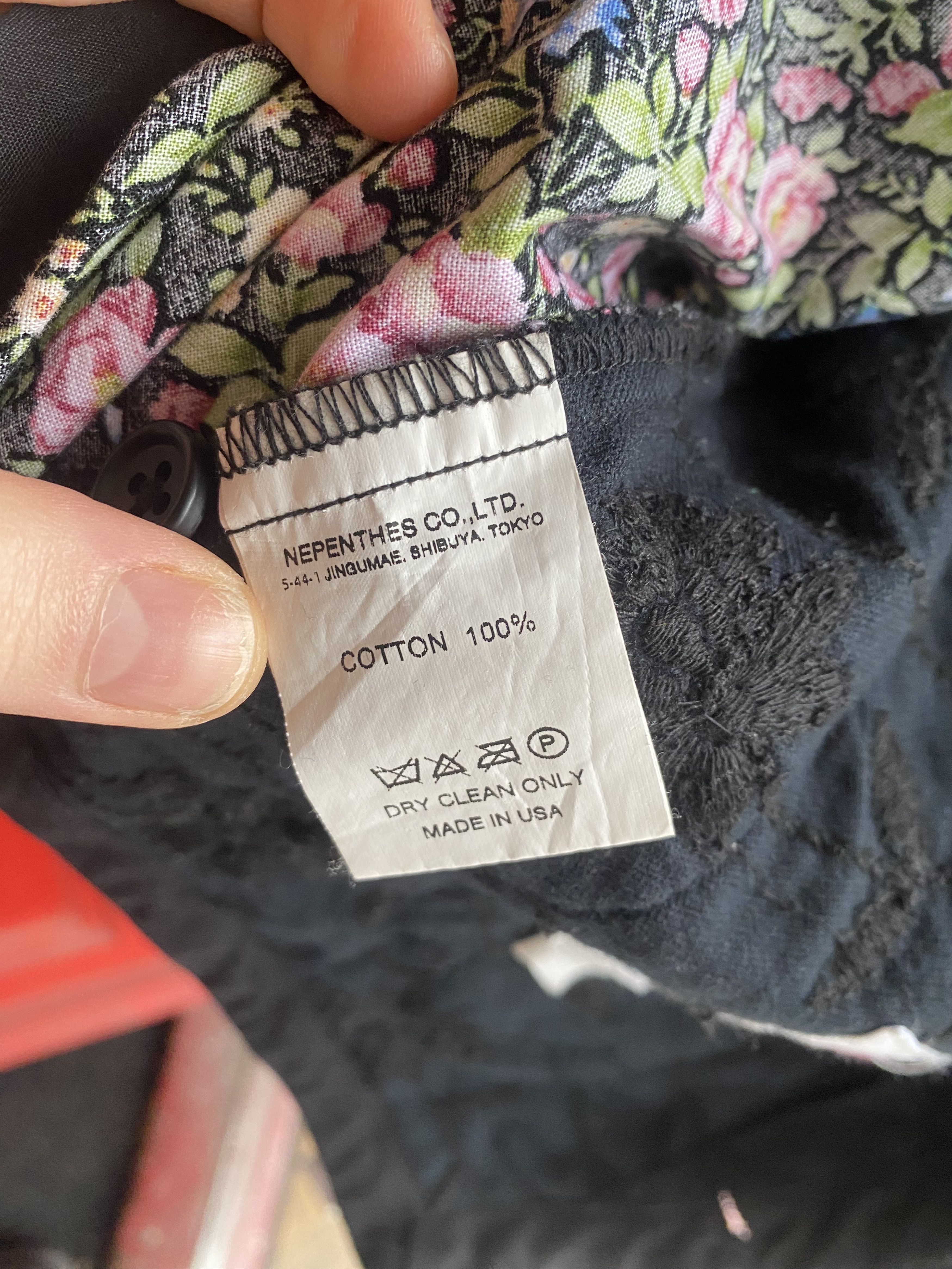 Engineered Garments Engineered Garments embroidered and floral velvet vest Size 38R - 5 Thumbnail