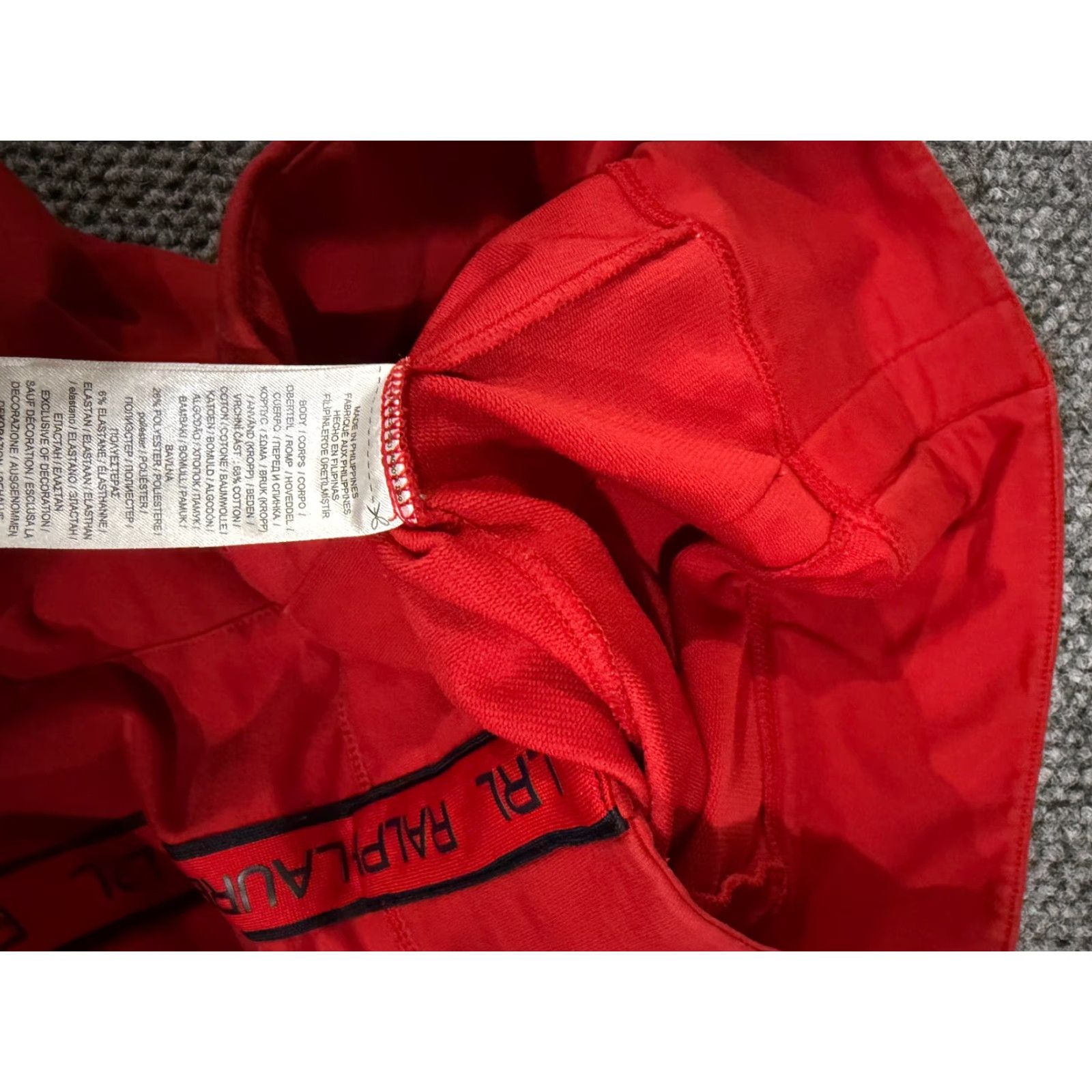 Ralph Lauren Lauren Ralph Lauren Leggings Womens Medium Red Logo Athletic Pants Pull On Ankle Stretch Breathable Elastic Waist Size 32" / US 10 / IT 46 - 6 Thumbnail