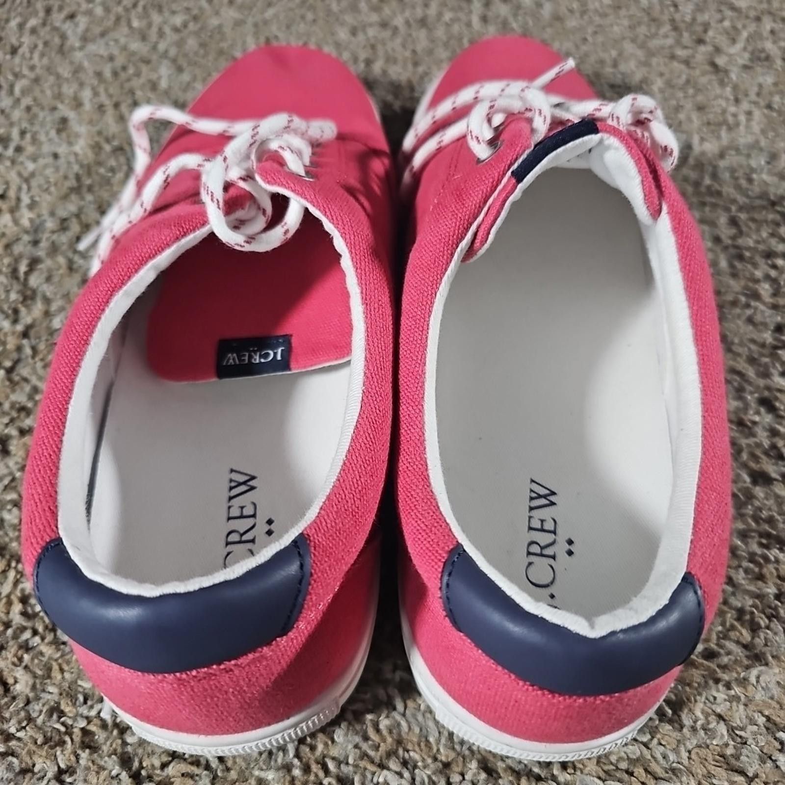 J.Crew J.Crew AL-058 Salmon Canvas Lace-Up Shoes Men’s Size 10 Size US 10 / EU 43 - 5 Thumbnail