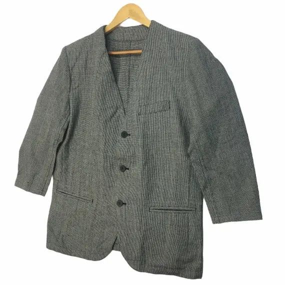 Yohji Yamamoto Vtg Y’s YOHJI YAMAMOTO 3 Button Blazer Suit Sport Coat Size 44R - 4 Thumbnail