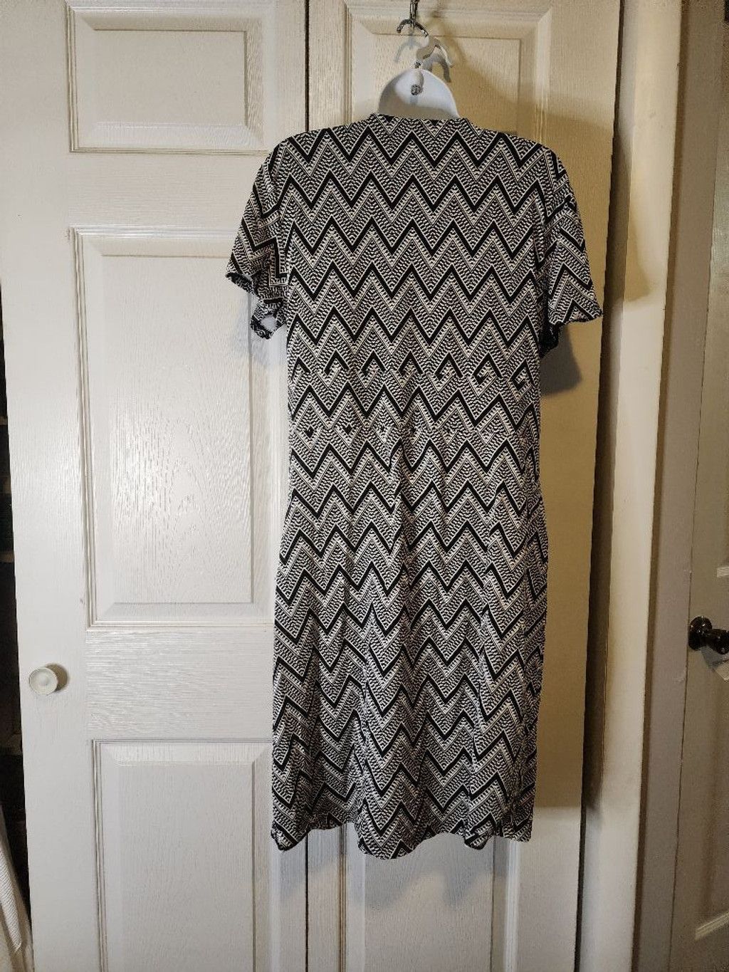 Talbots Women's Talbots Dress XL Black & White Size XL / US 12-14 / IT 48-50 - 3 Thumbnail