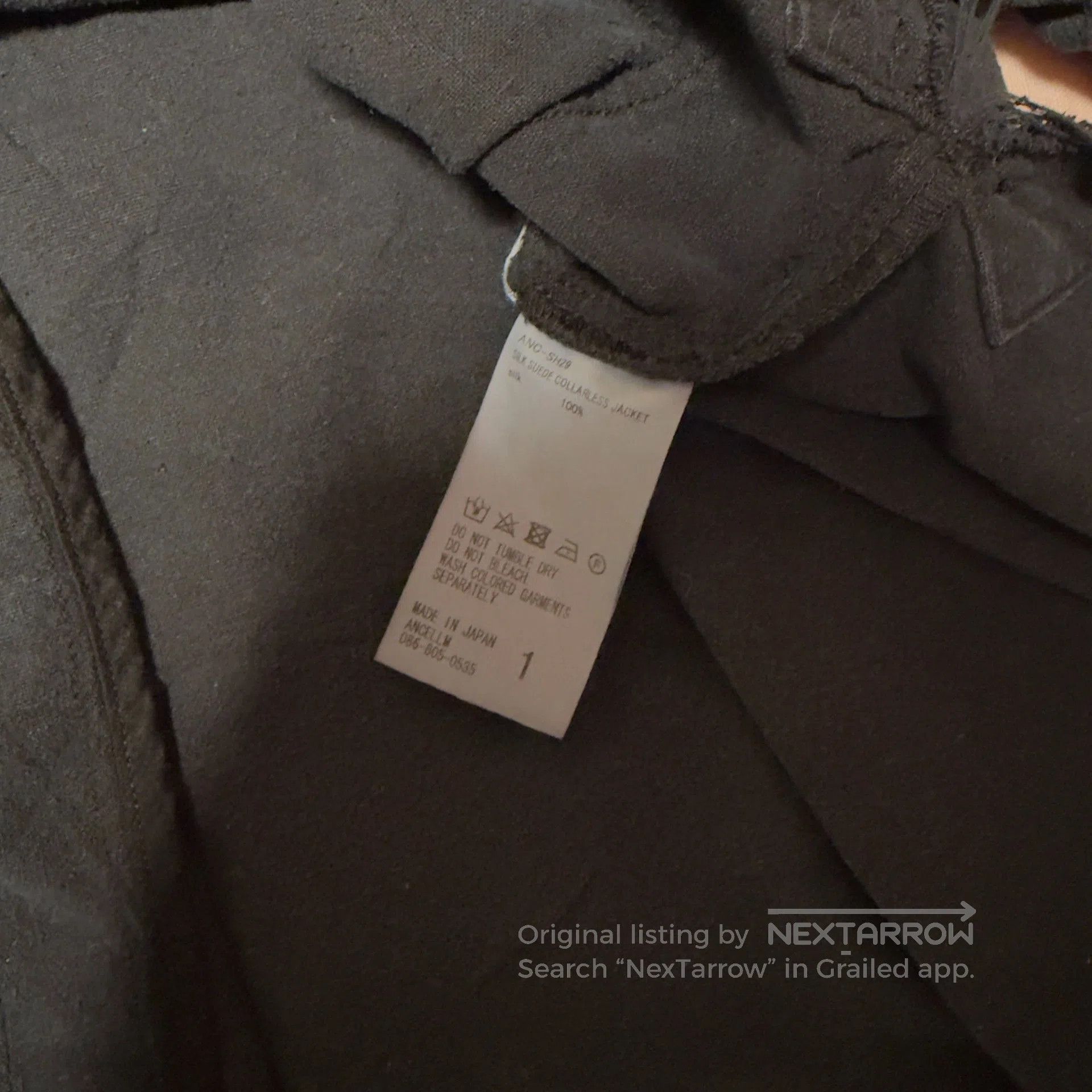 ANACHRONORM ANCELLM Distressed Cardigan Jacket. Size US S / EU 44-46 / 1 - 6 Thumbnail