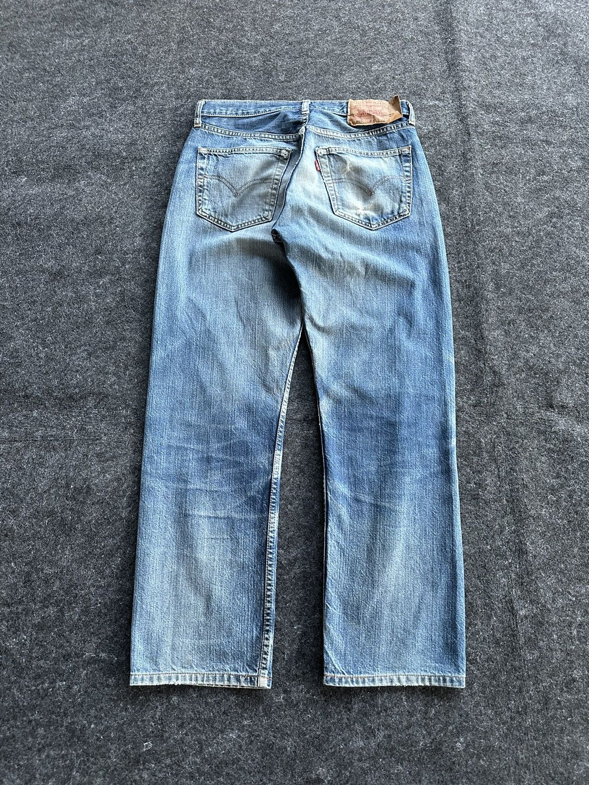 Levi's Levis 501 Distressed Blue Vintage Denim 30x28 D496 Size US 30 / EU 46 - 4 Thumbnail