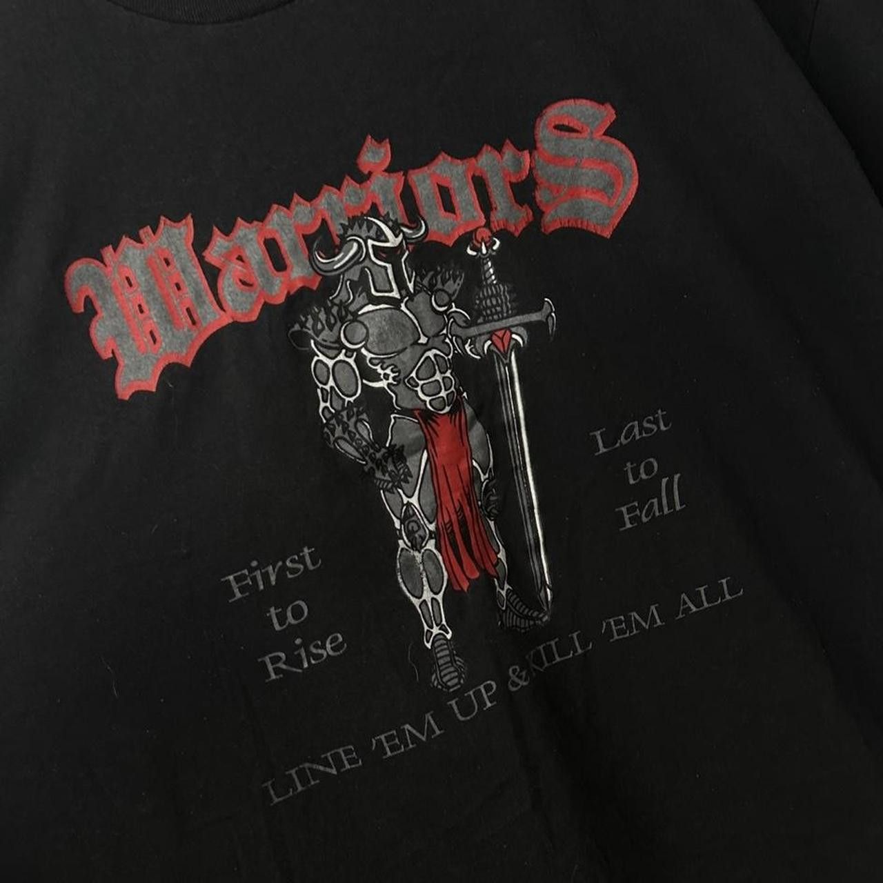 Vintage Vintage Single Stitch Warrior Knight Shirt XL Size US XL / EU 56 / 4 - 4 Thumbnail
