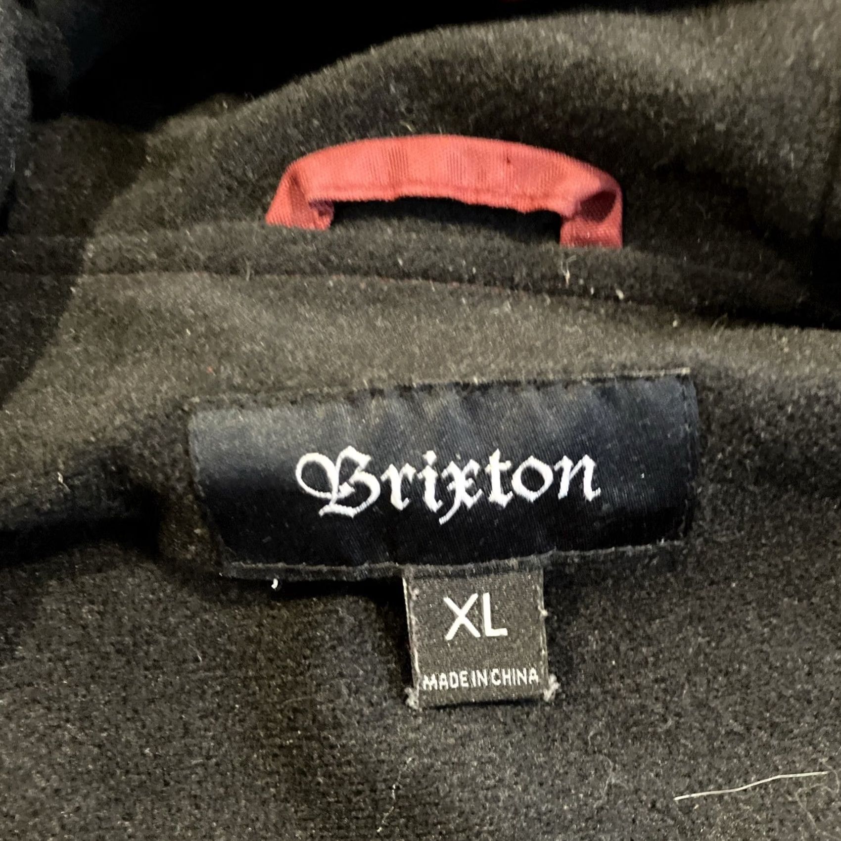 Brixton Brixton Windbreaker Jacket Mens XL Burgundy Lined Red Polyester Jacket Size US XL / EU 56 / 4 - 4 Thumbnail