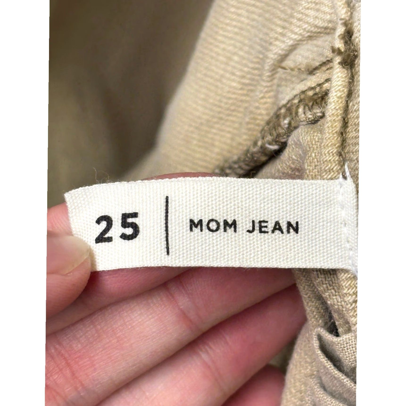 Pacsun VINTAGE PacSun Mom Jeans Tan Size 25X28 High Rise Straight Leg Casual Pants Size 42" / US 20 - 7 Thumbnail
