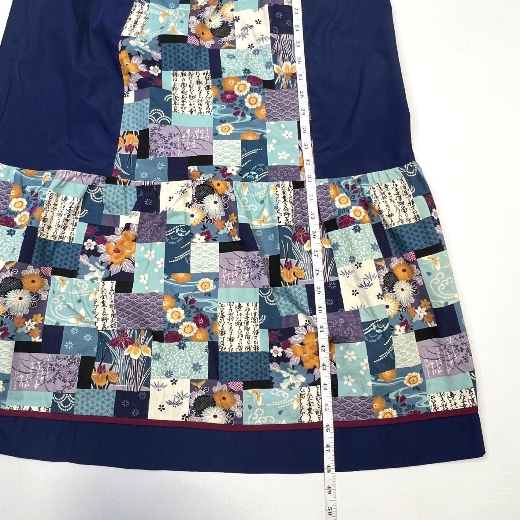 Vintage RM Dress Womens Large Floral Patchwork Hawaiian Button Front Made USA Pockets Size S / US 4 / IT 40 - 7 Thumbnail
