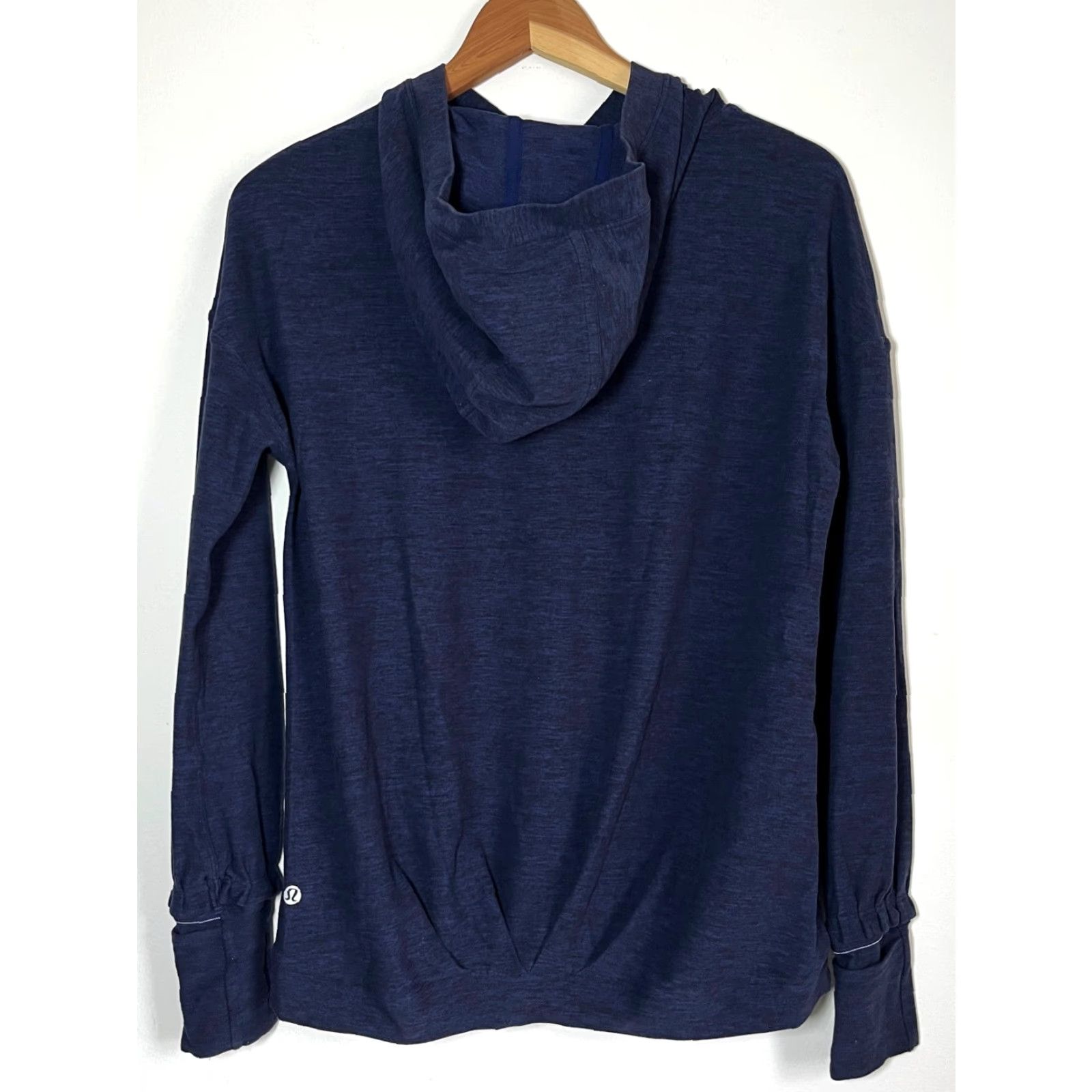 Lululemon Lululemon Women's Extra Mile Hoodie Heathered Hero Blue M Shirt Womens Size M / US 6-8 / IT 42-44 - 3 Thumbnail