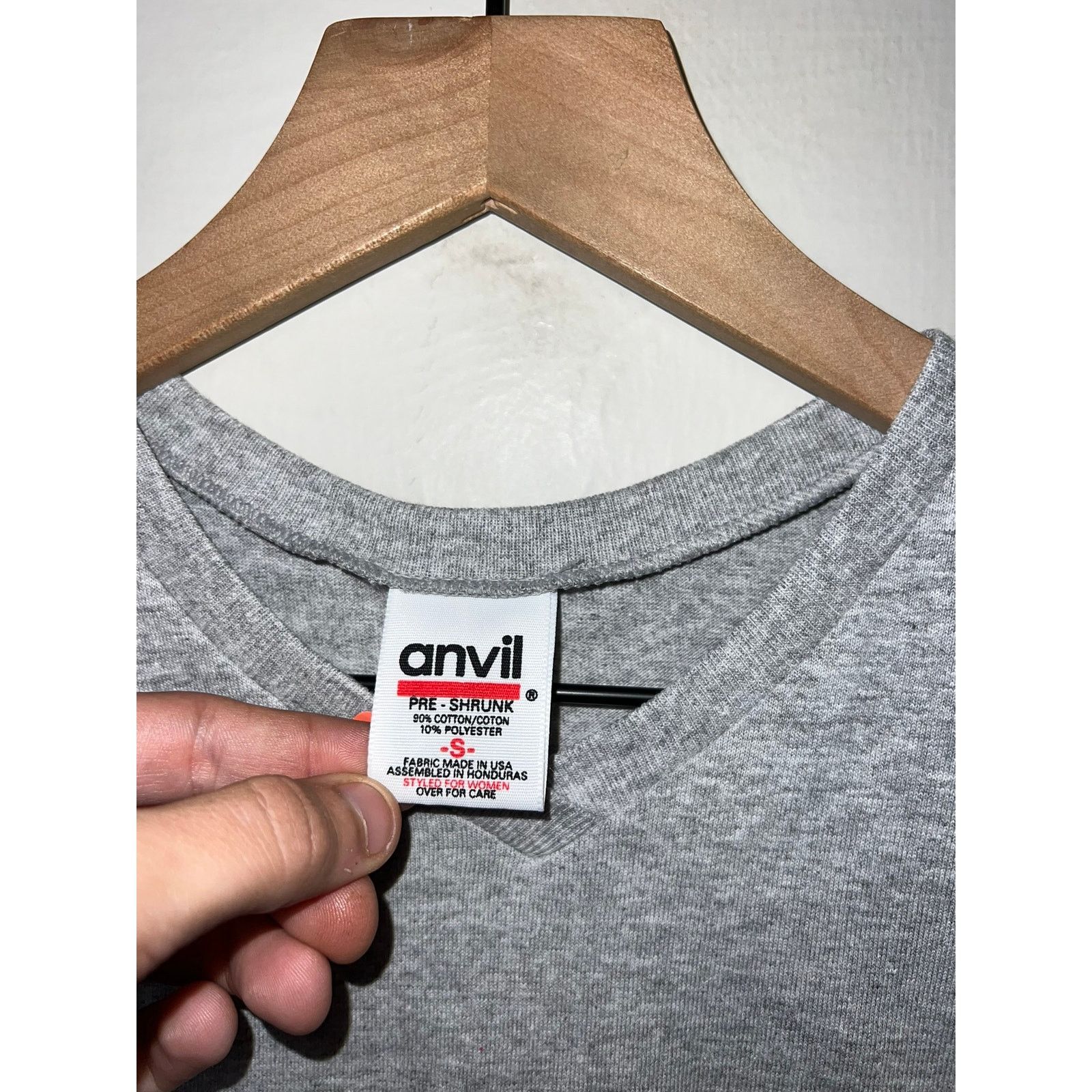 Anvil Women's Rocky Mountain Park 2000 Gray Shirt Top Women Small Size S / US 4 / IT 40 - 4 Thumbnail