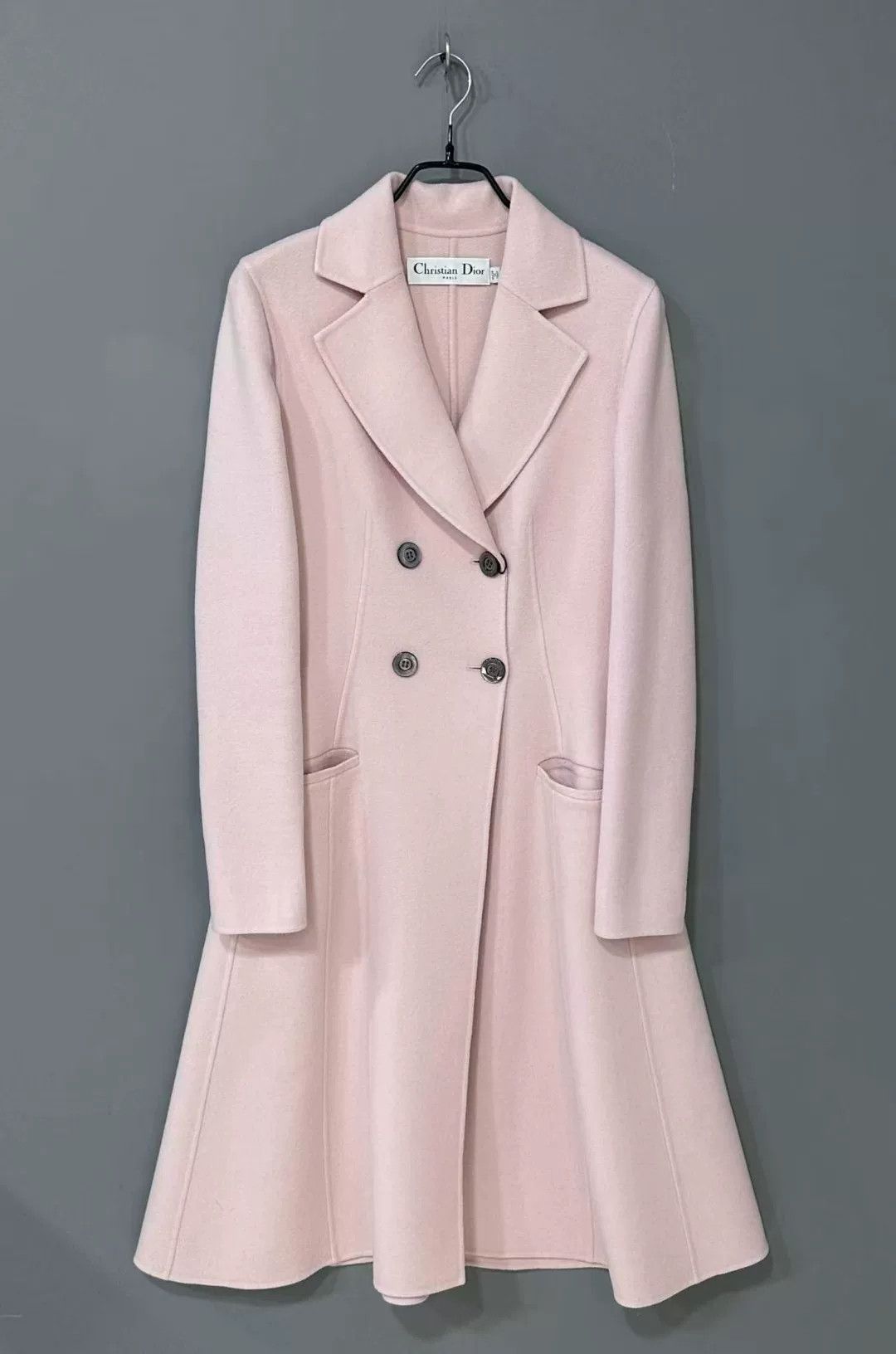 Dior Dior Pink Pure Cashmere Coat Size US S / EU 44-46 / 1 - 1 Thumbnail