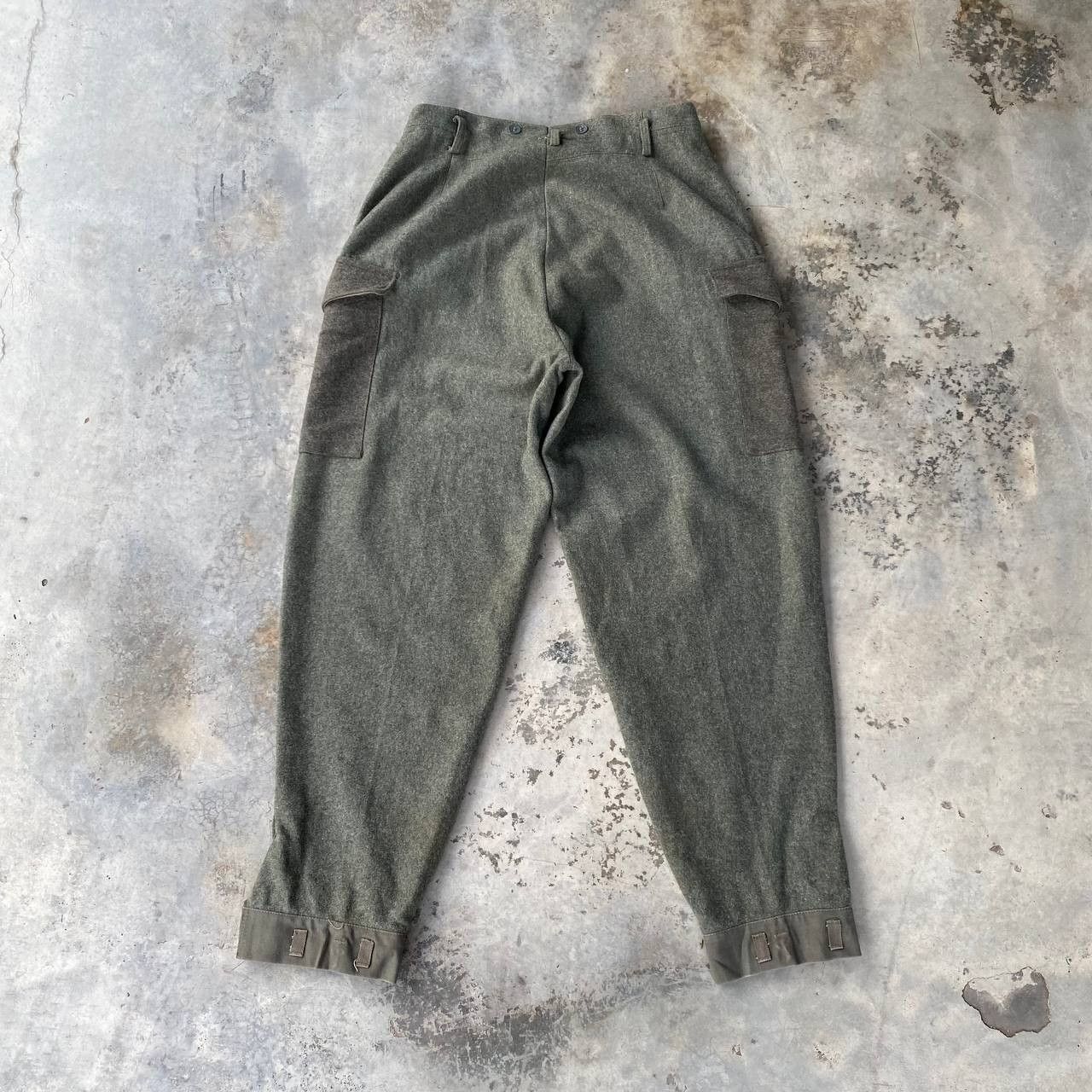 Vintage Extreme Rare Authentic WWI 1918 Military Wool Trousers Size US 34 / EU 50 - 6 Thumbnail