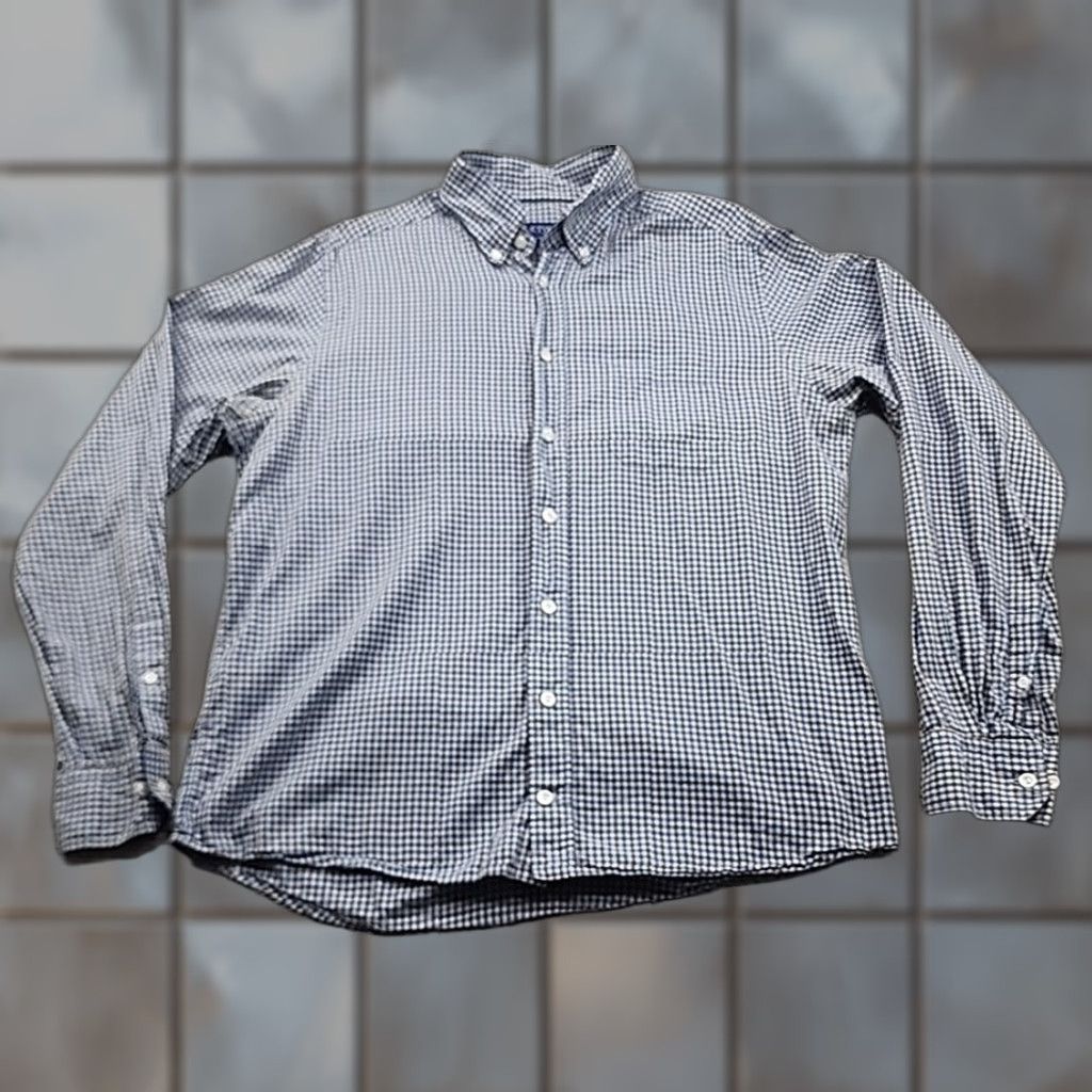 Eton ETON Dress Shirt Mens 16-41 Large Long Sleeve Button Up Plaid Business Casual Shirt Size US L / EU 52-54 / 3 - 1 Thumbnail