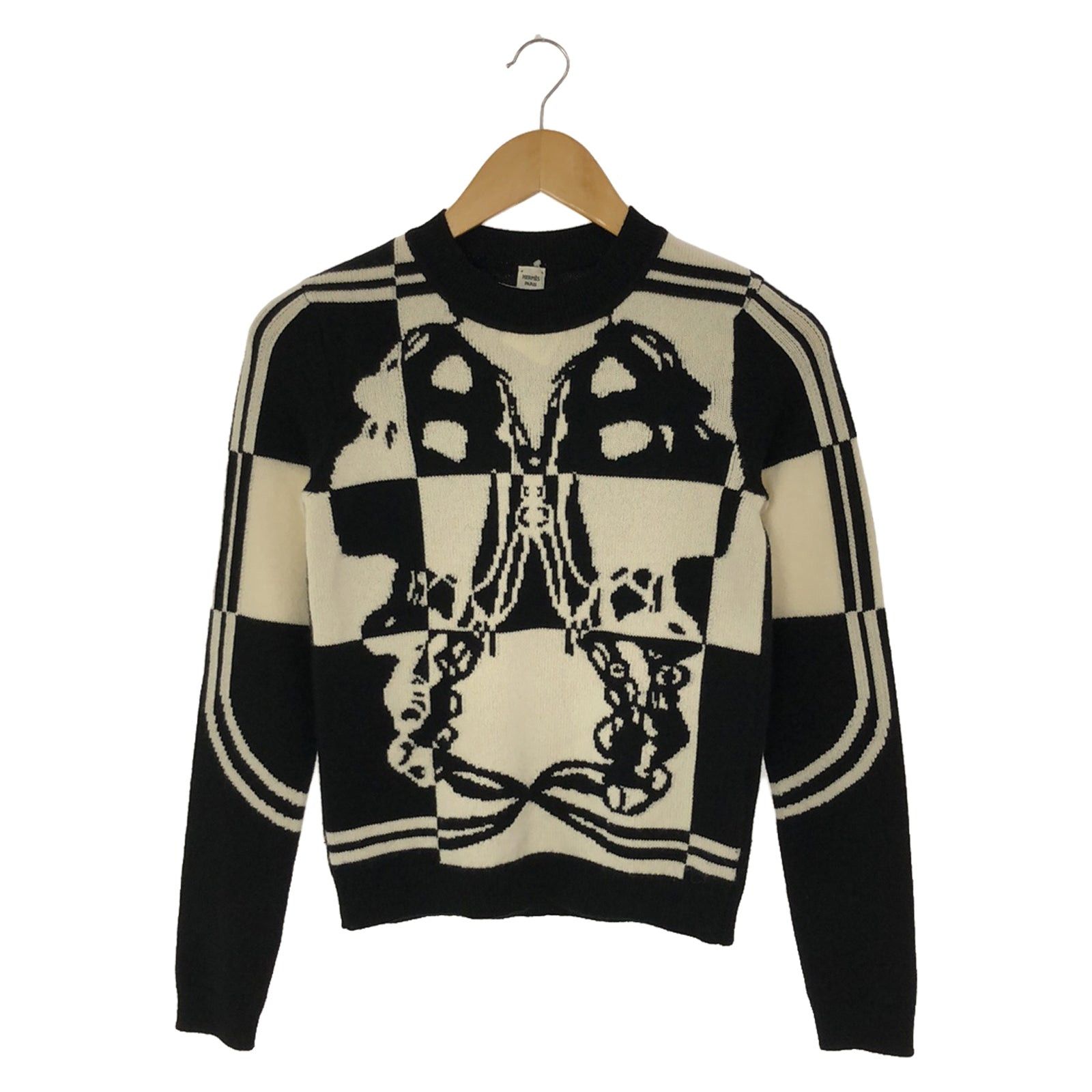 Hermes Hermes Knit Cashmere Black Size ONE SIZE - 1 Thumbnail