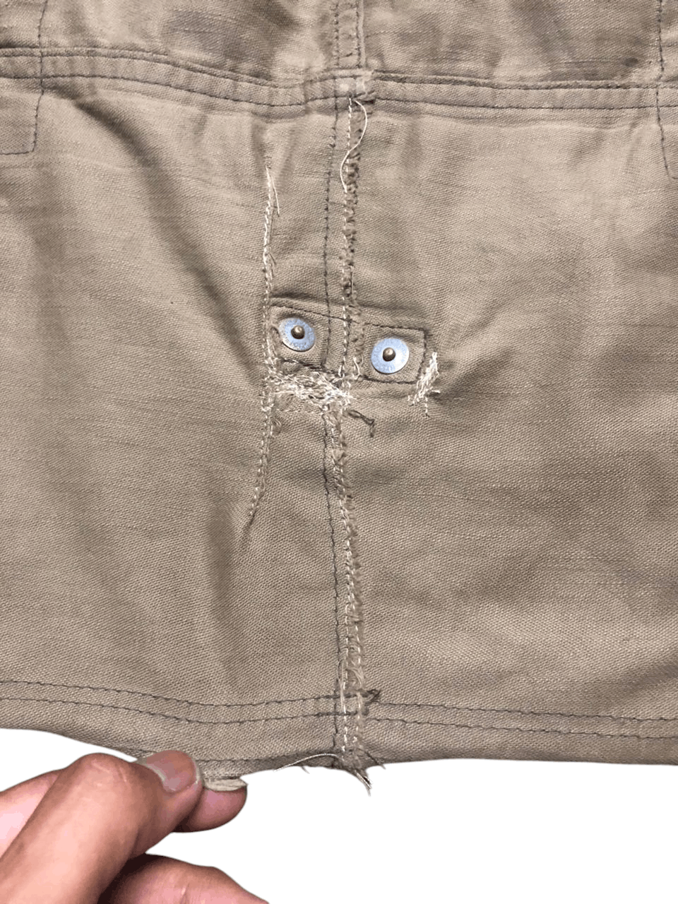 Hysteric Glamour × Japanese Brand Hysteric Glamour Bondages Cargo Mini Skirt Distressed Size 31" - 15 Thumbnail