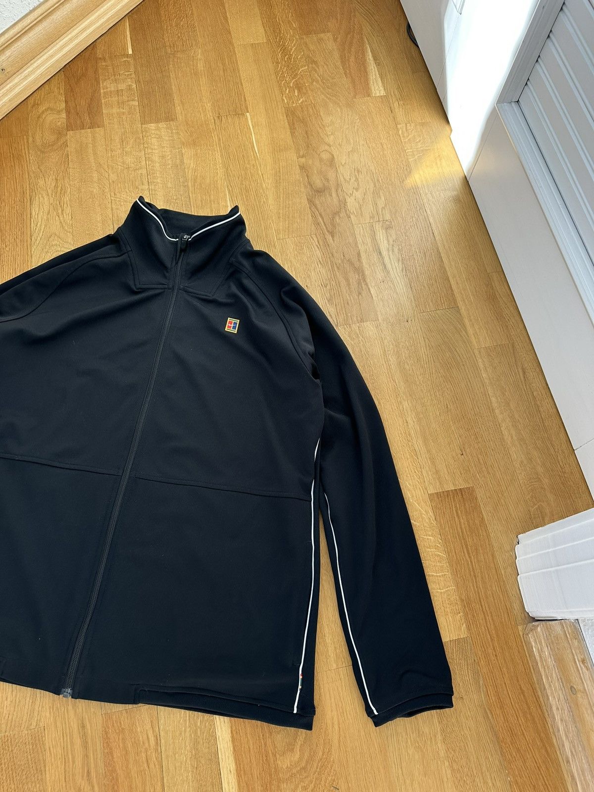 Nike Nike Court Zip Jacket Logo Black Fit Size US XL / EU 56 / 4 - 5 Thumbnail