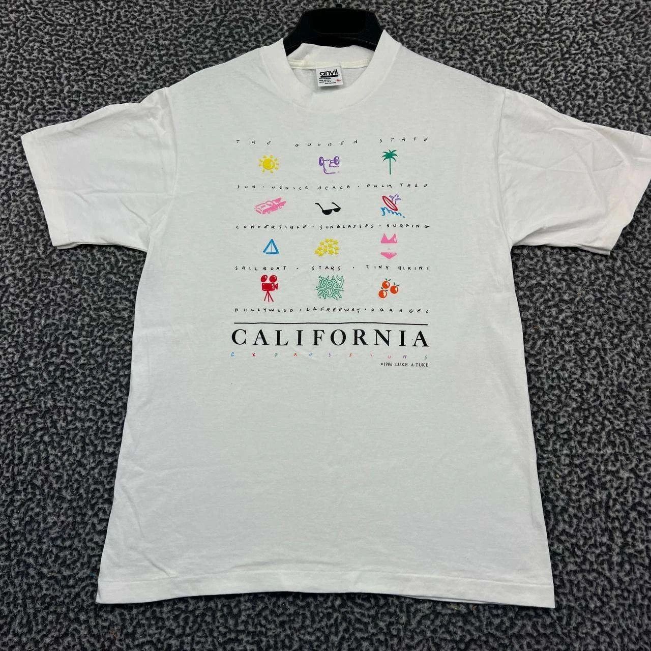 Anvil Vintage California Expressions Shirt Short Sleeve Cotton M Size US M / EU 48-50 / 2 - 1 Thumbnail