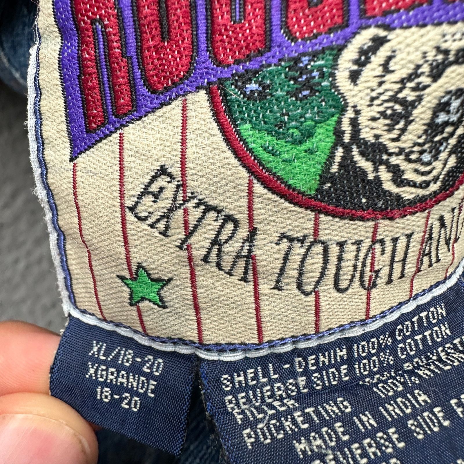 Other Vintage Rugged Gear Extra Tough Denim Jacket Womens XL Size XL / US 12-14 / IT 48-50 - 24 Thumbnail