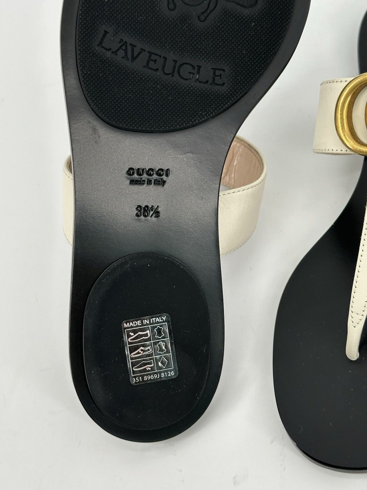 Gucci New Gucci Sandals Size-US-8,5 / IT-38,5 Size US 8.5 / IT 38.5 - 10 Thumbnail