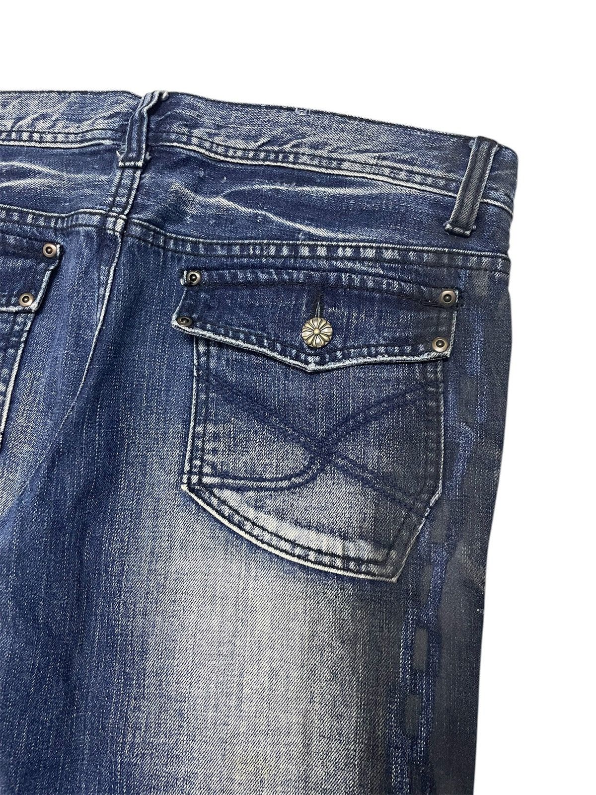 If Six Was Nine XFRM Japan Distressed Jeans Size US 34 / EU 50 - 9 Thumbnail