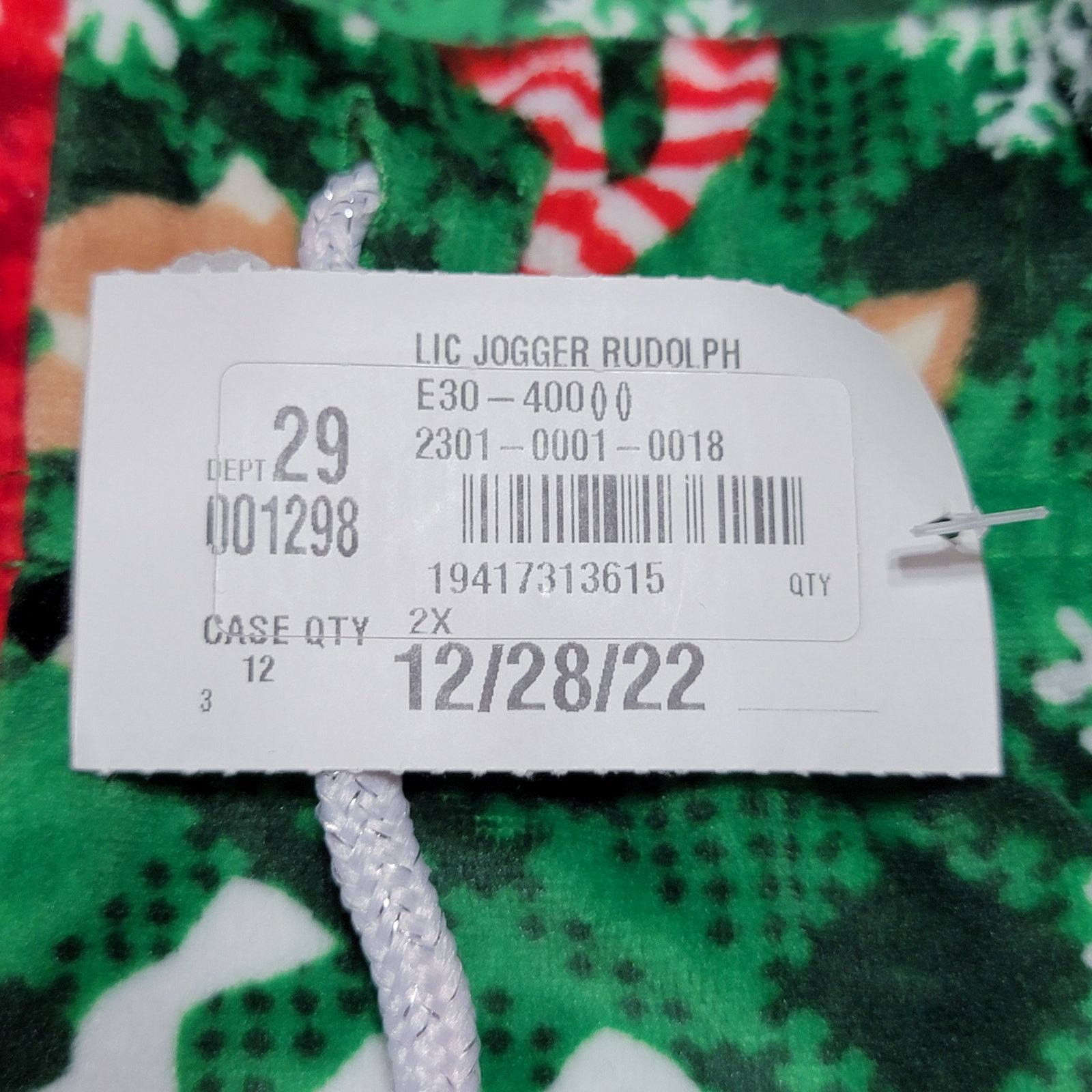 Other Rudolph Soft Fleece Holiday PJ Pants - Size 2X (18w-20w) NWT Size 42" / US 20 - 6 Thumbnail