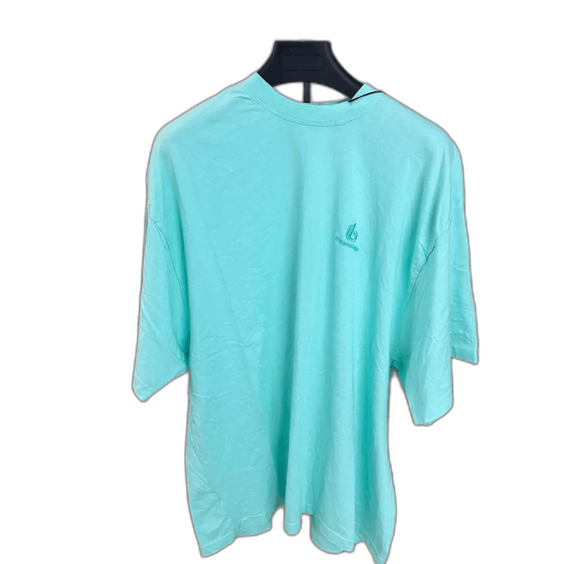 Balenciaga Balenciaga Mint Green Short Sleeve Shirt-yf Size US S / EU 44-46 / 1 - 1 Thumbnail