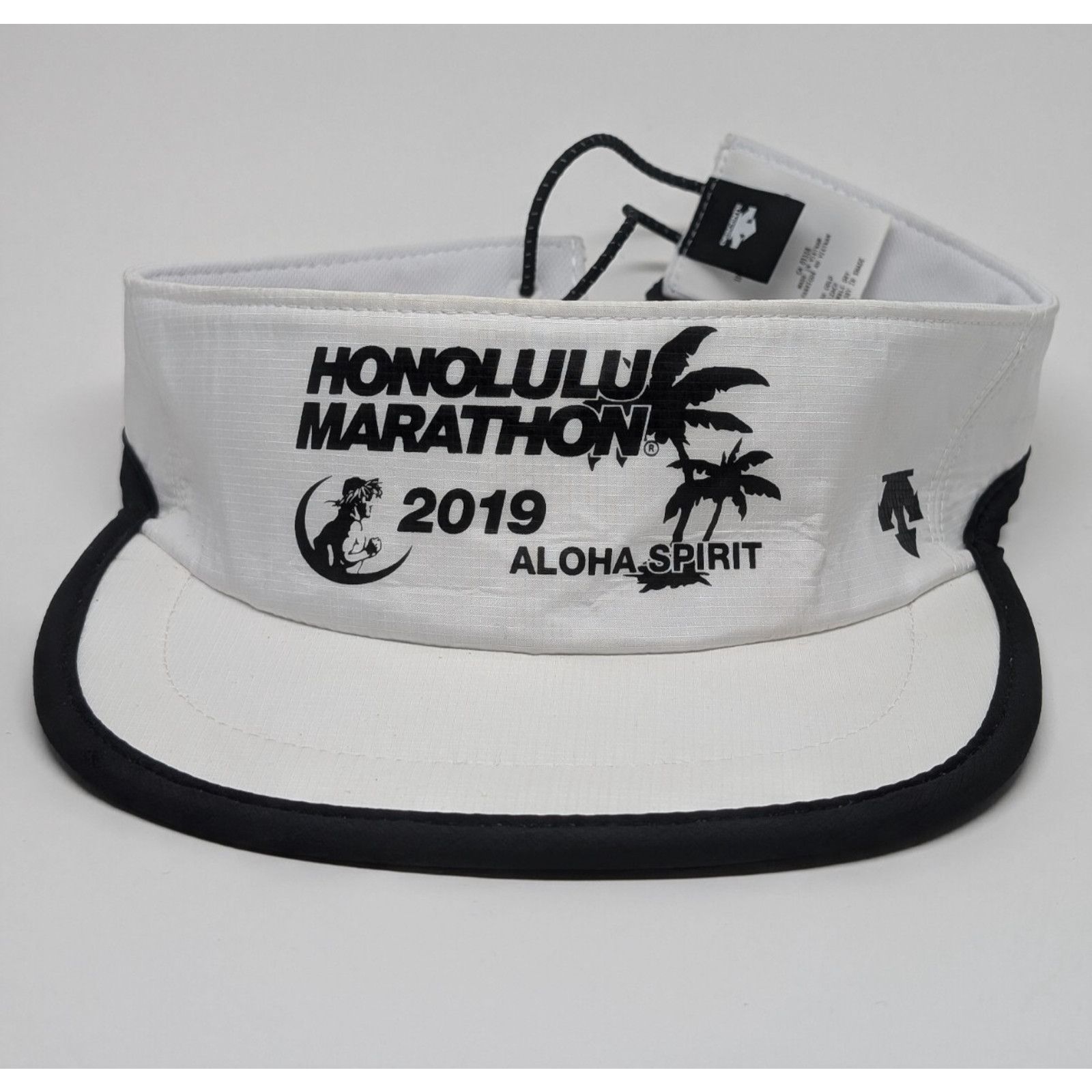 Descente Honolulu Marathon 2019 Descente Visor NWT Hawaii Aloha Size ONE SIZE - 2 Thumbnail