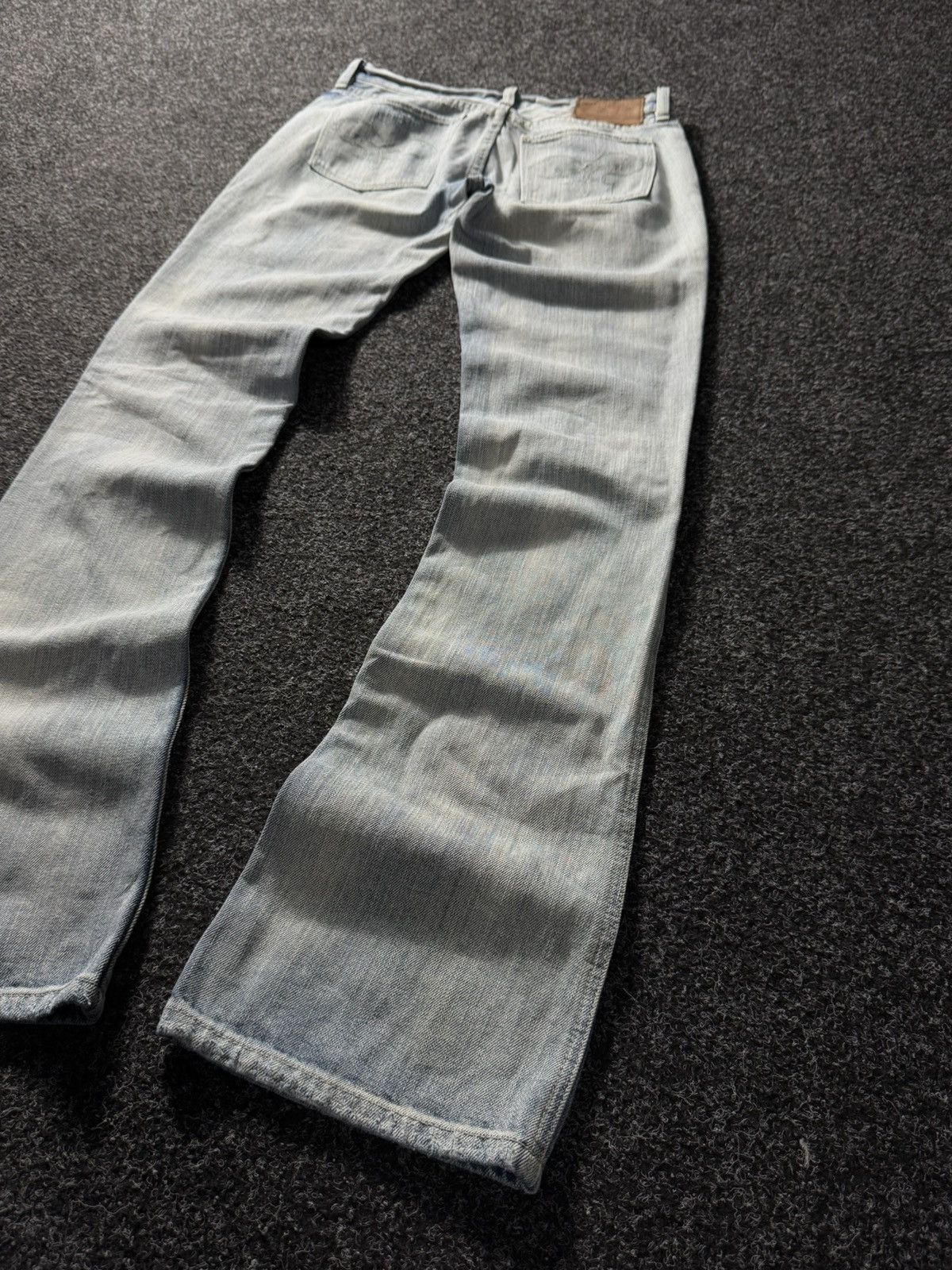 Hysteric Glamour × Polo Ralph Lauren × Vintage Flared Polo Ralph Lauren Vintage 90s Y2K Jeans Pants Size 26" / US 2 / IT 38 - 11 Thumbnail