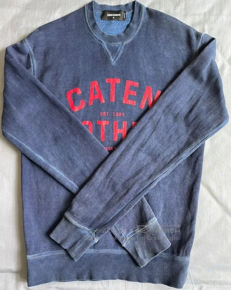 Dsquared2 DSquared2 Caten Brothers Blue Sweatshirt. Size US M / EU 48-50 / 2 - 2 Thumbnail