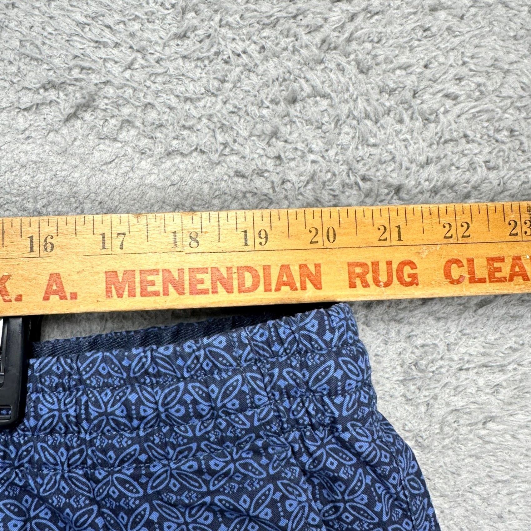 Chaps Chaps Mens Pull On Shorts 2XL Navy Blue Geometric Casual Pockets NEW Size US 39 - 6 Thumbnail