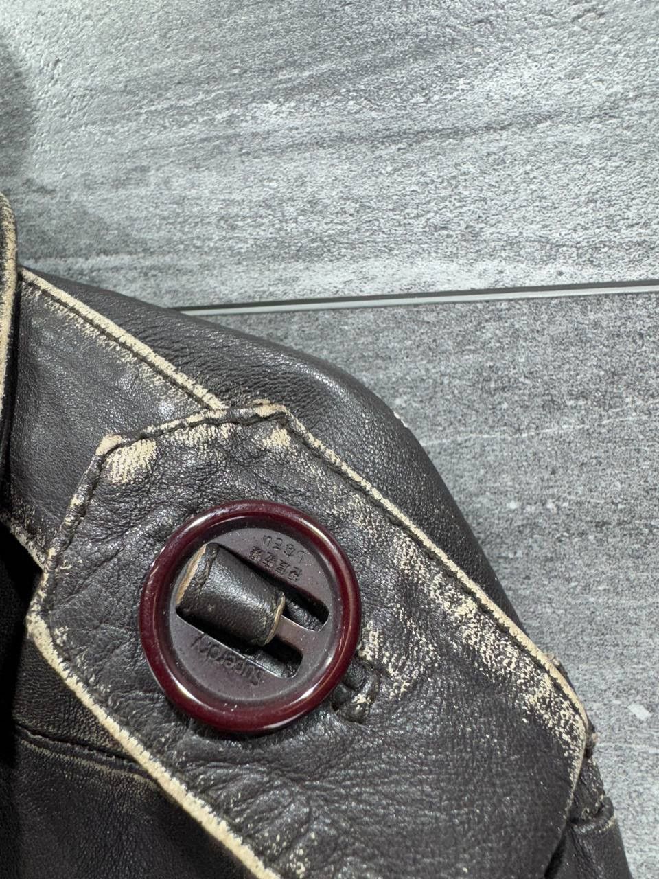 Superdry Crazy True Cycle Rider Baker Superdry Brad Leather Jacket Size US M / EU 48-50 / 2 - 5 Thumbnail